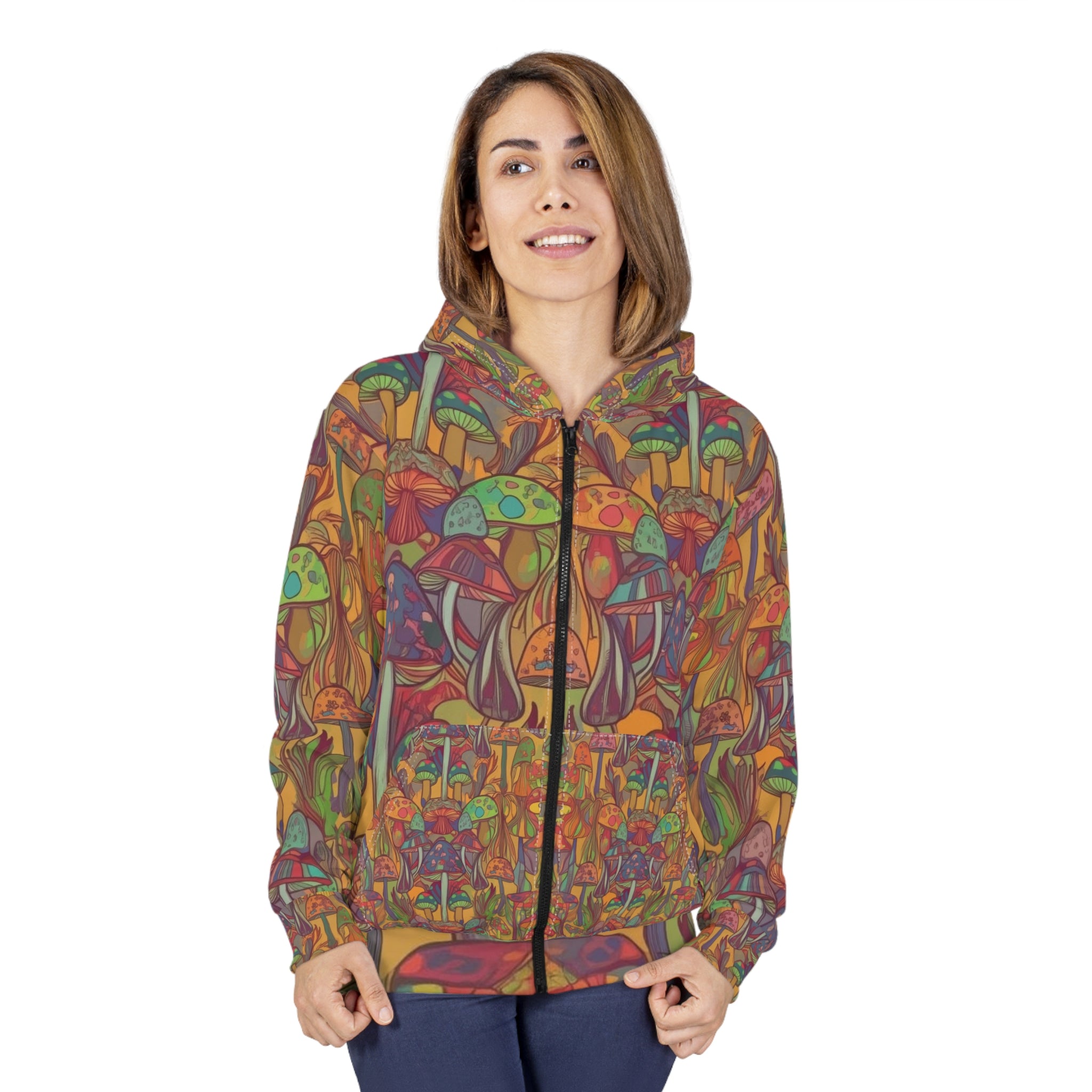 Trailblazer Shroomscape Zip Hoodie 🍄