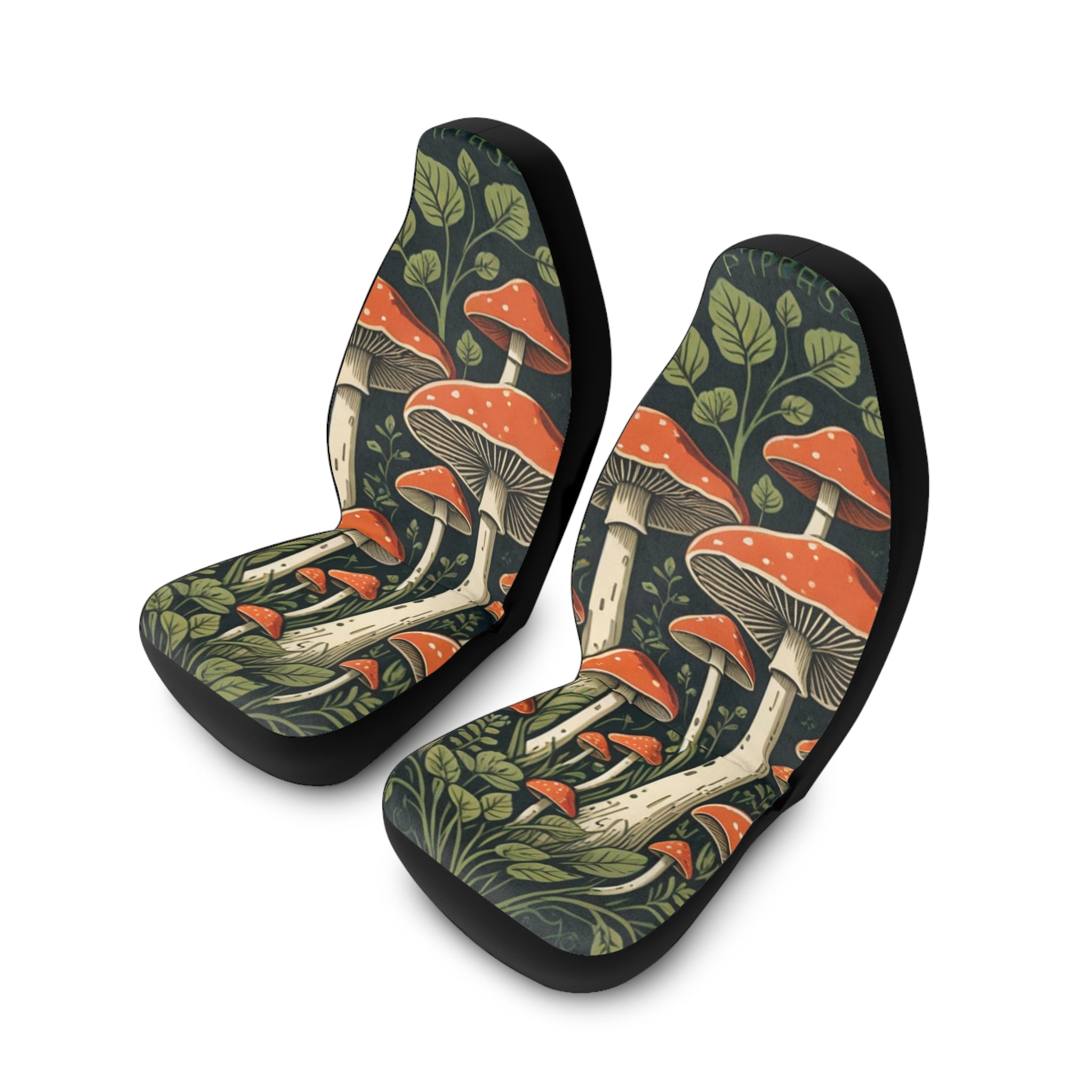 🍄 Drive into the Wild – Mushroom Forest Car Seat Covers 🌿✨