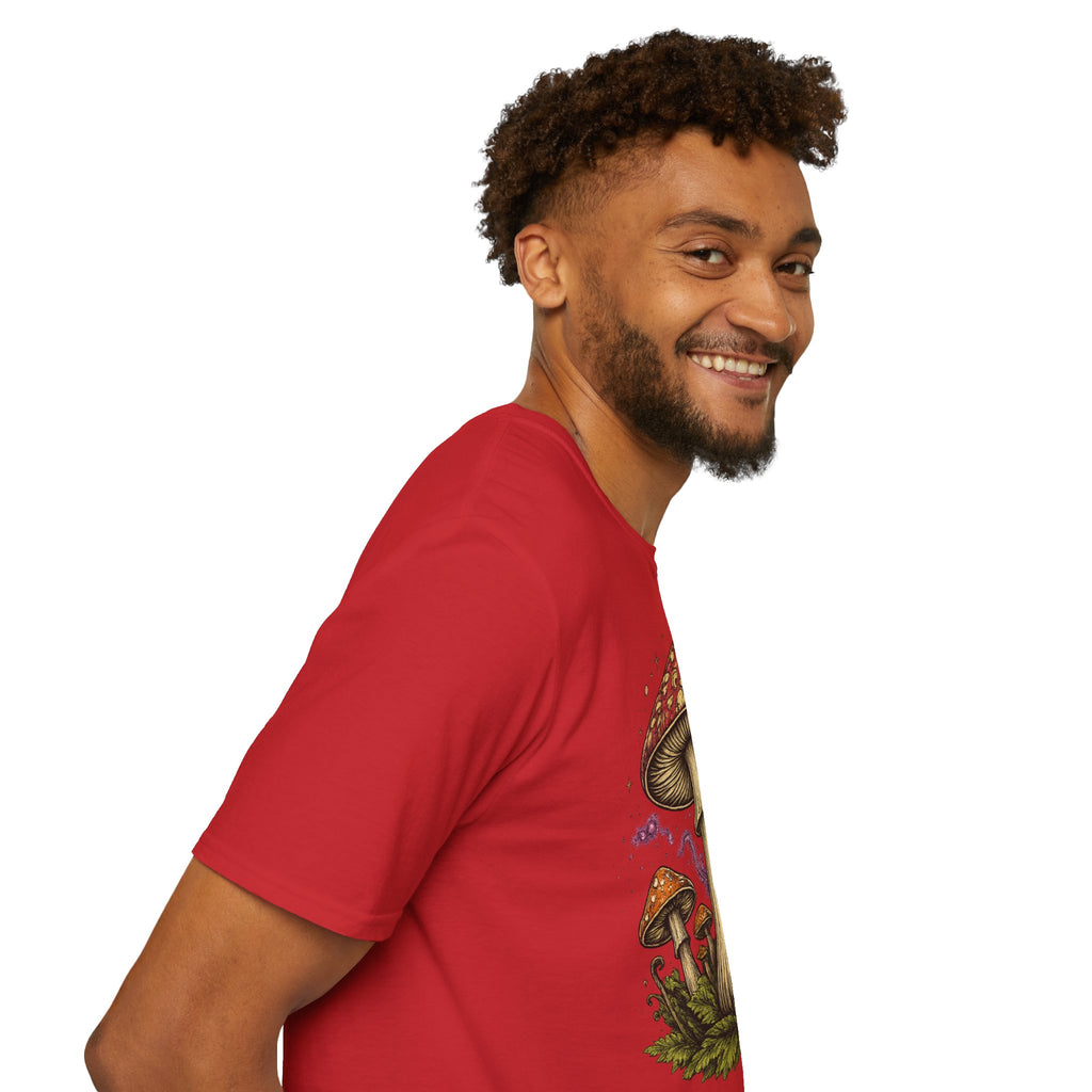 Mushroom Magic T-Shirt — Vintage Red Toadstool Illustration