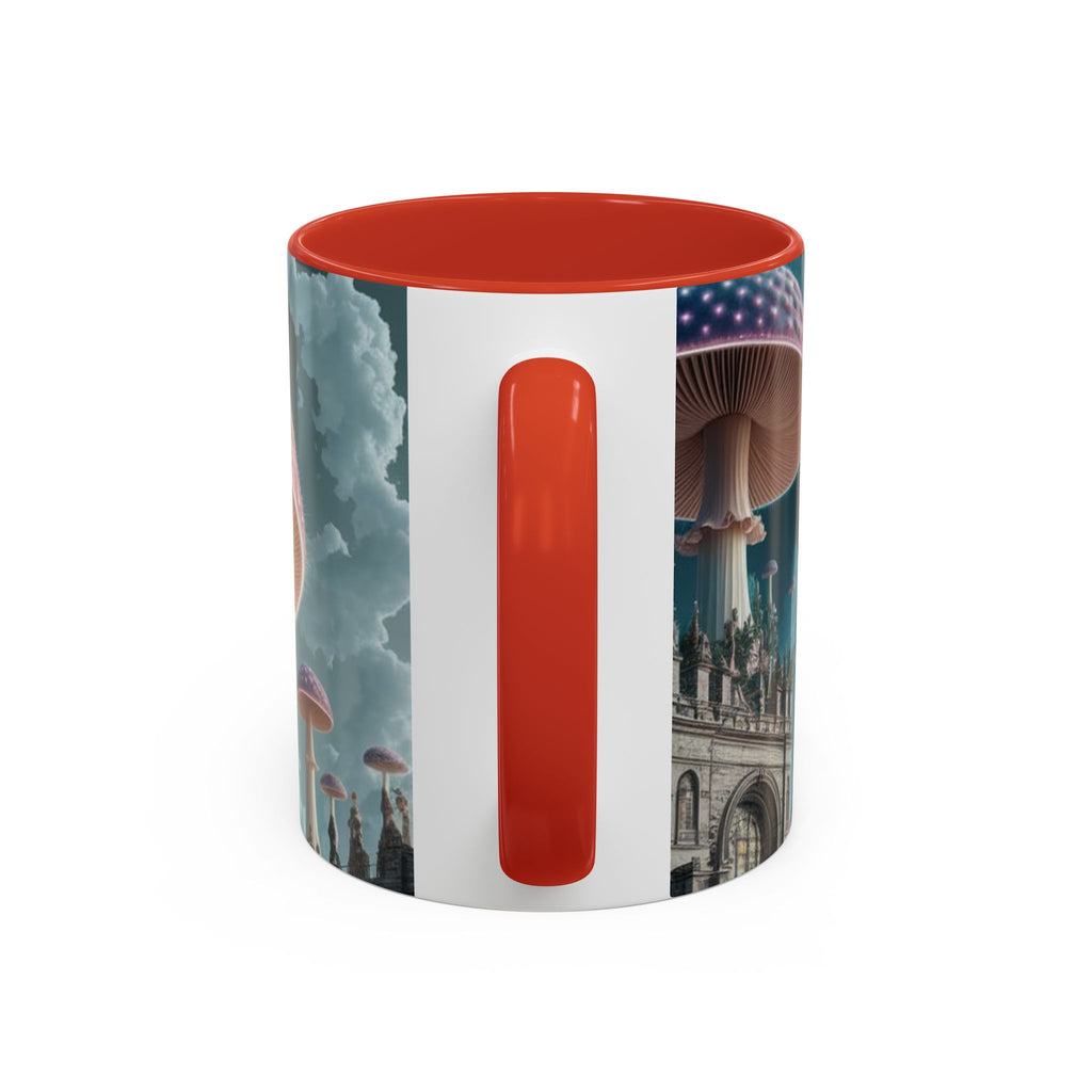Mug: Mystical Glow Mushroom Coffee Mug — Psychedelic Fantasy Accent Mug