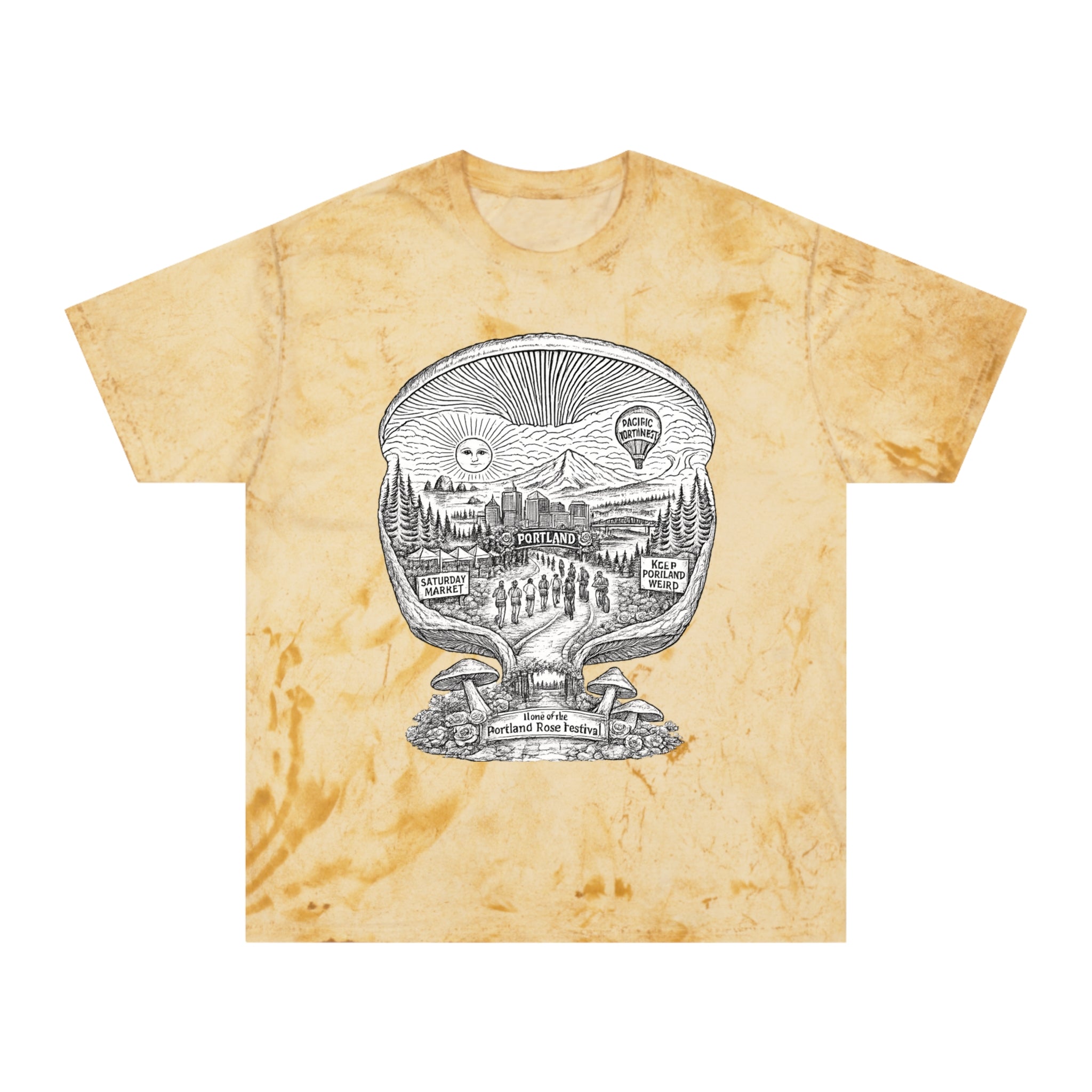 City: Portland Mushroom Adventure T‑Shirt