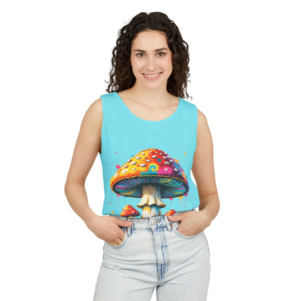Mushroom Tank Top — Psychedelic & Portland Forest Graphic Tank