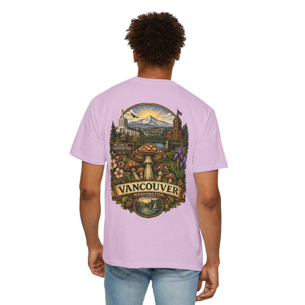 Lake Oswego Mushroom T-Shirt — Vintage Nature & Psychedelic Fungi Design