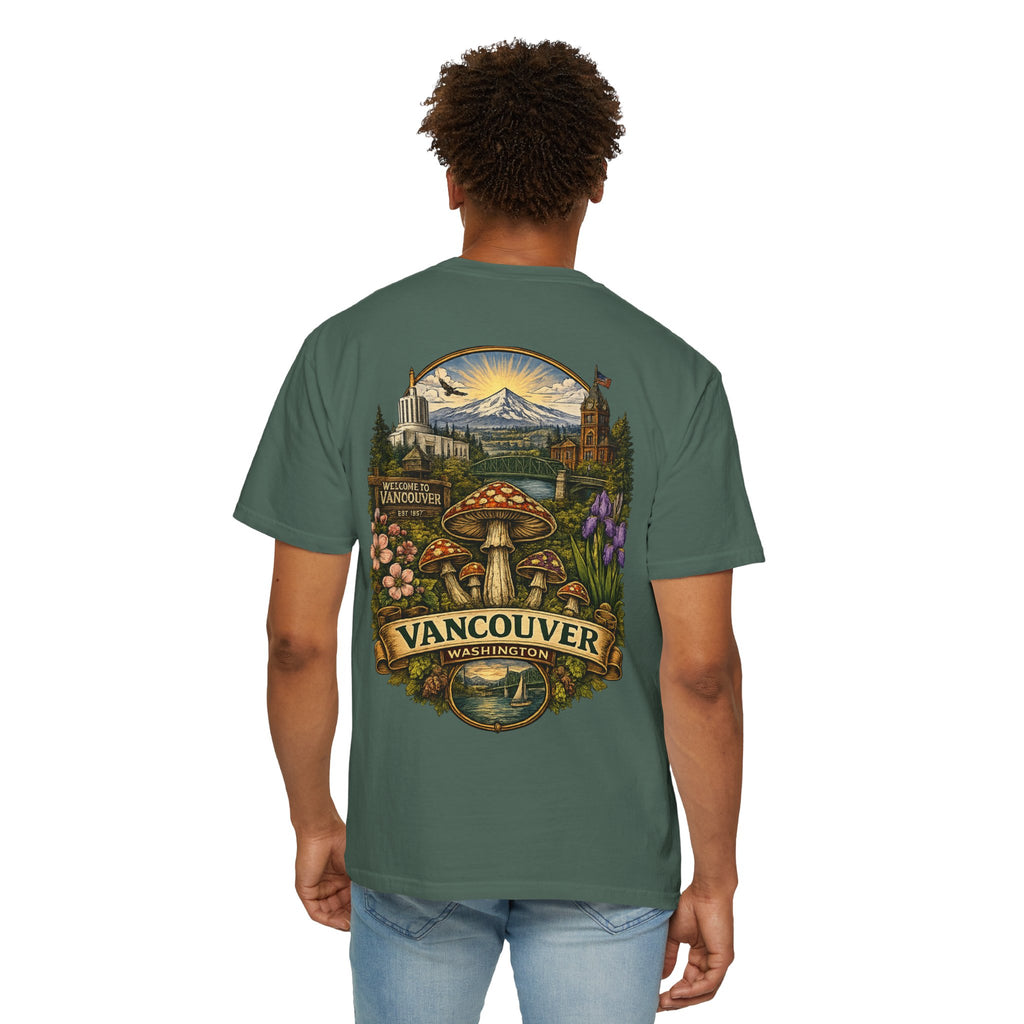 Lake Oswego Mushroom T-Shirt — Vintage Nature & Psychedelic Fungi Design