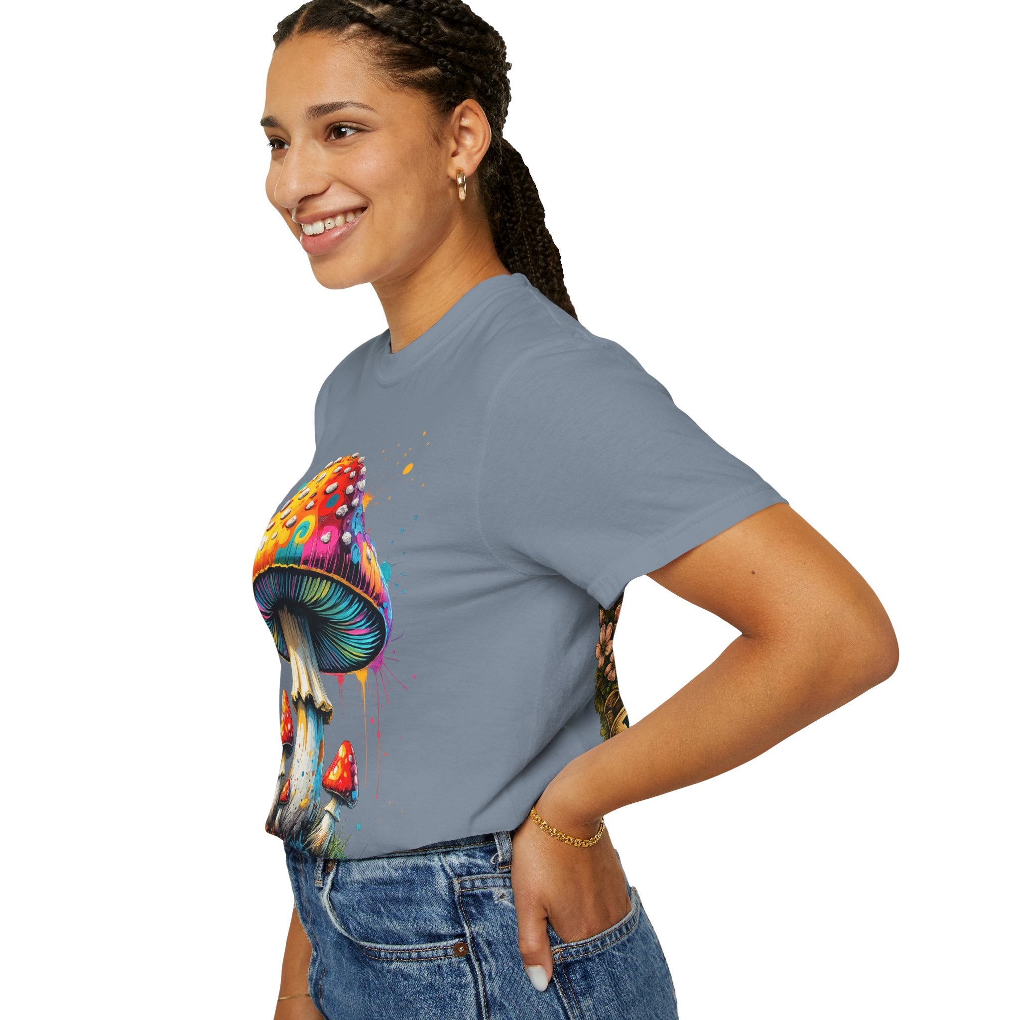 Lake Oswego Mushroom T-Shirt — Vintage Nature & Psychedelic Fungi Design