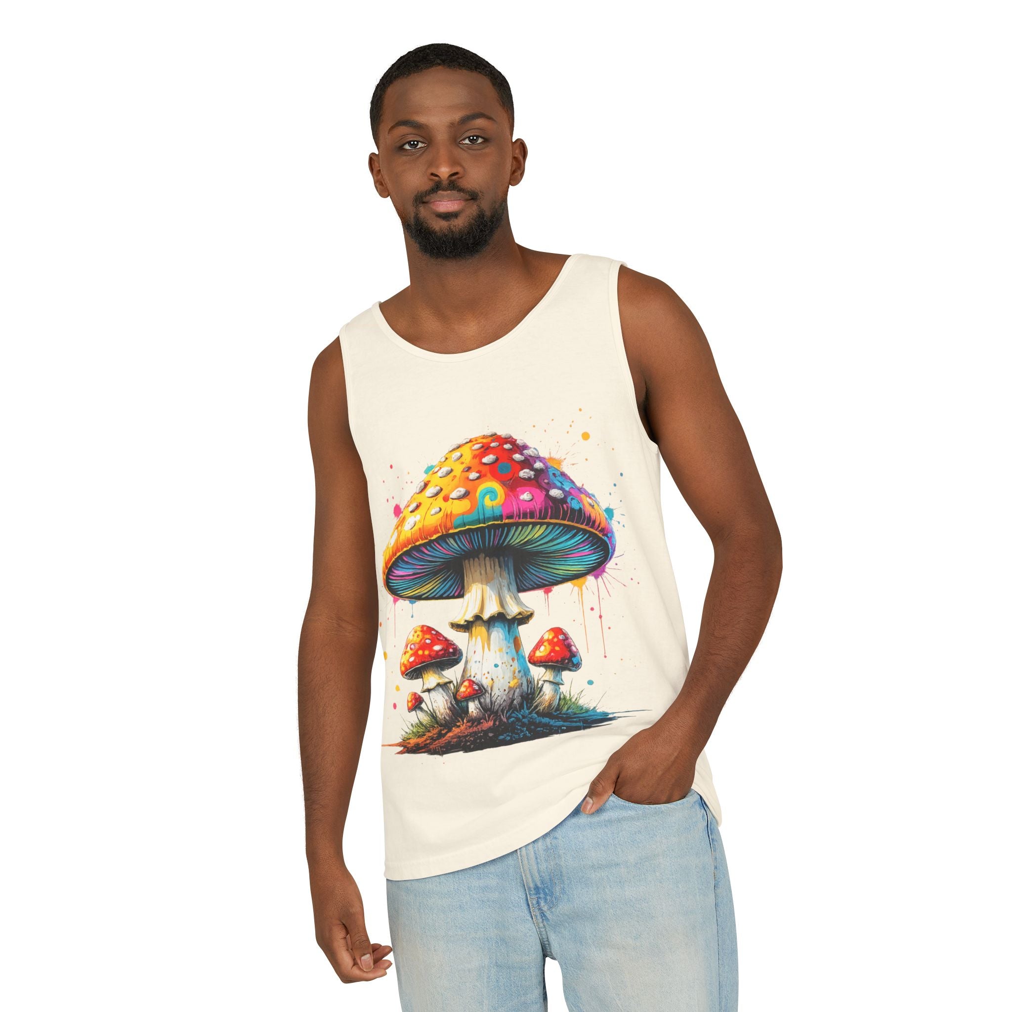 Mushroom Tank Top — Psychedelic & Portland Forest Graphic Tank