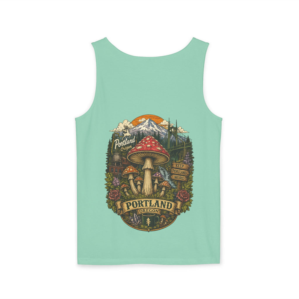 Mushroom Tank Top — Psychedelic & Portland Forest Graphic Tank