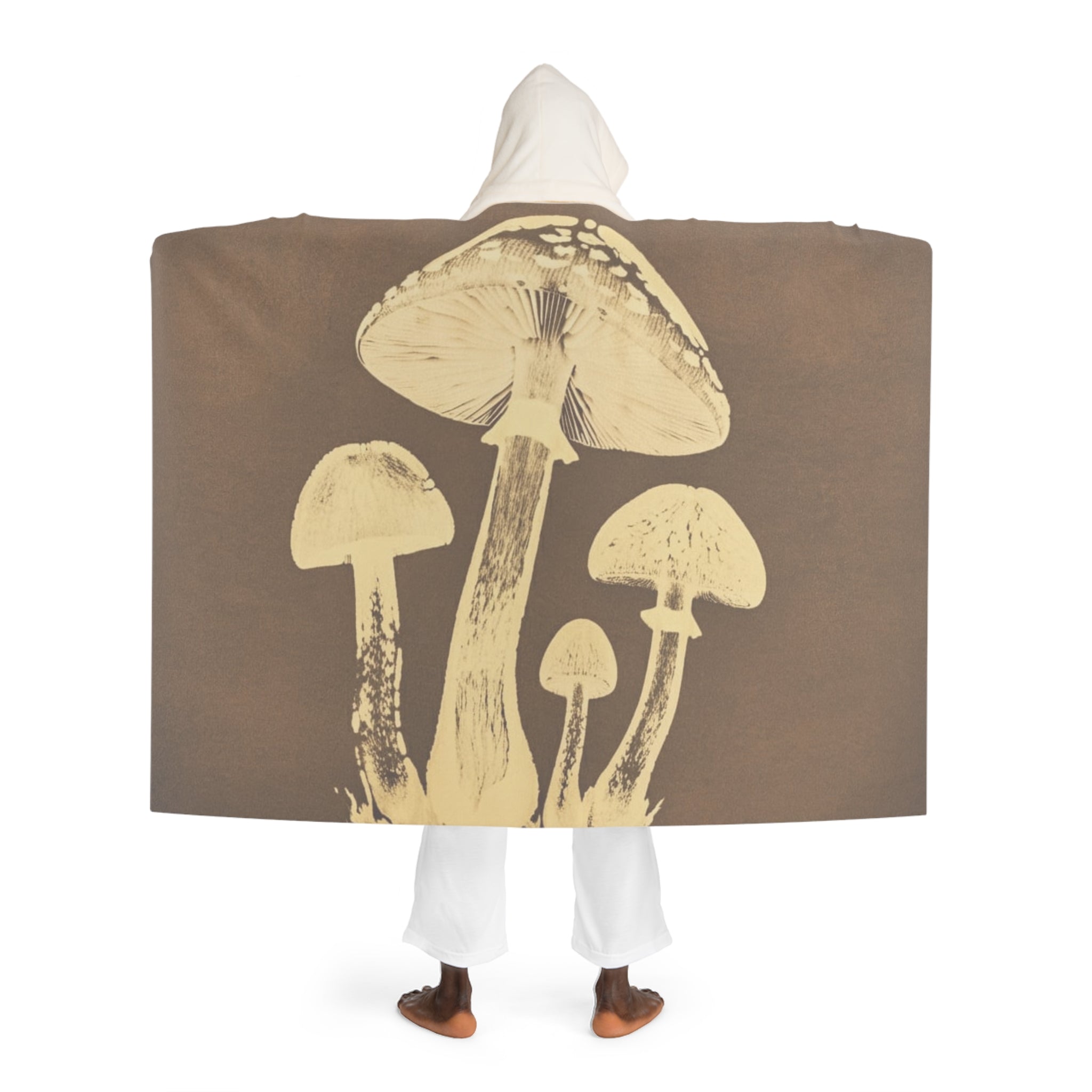 Hooded Sherpa Blanket — Cozy Fleece Hooded Throw Blanket