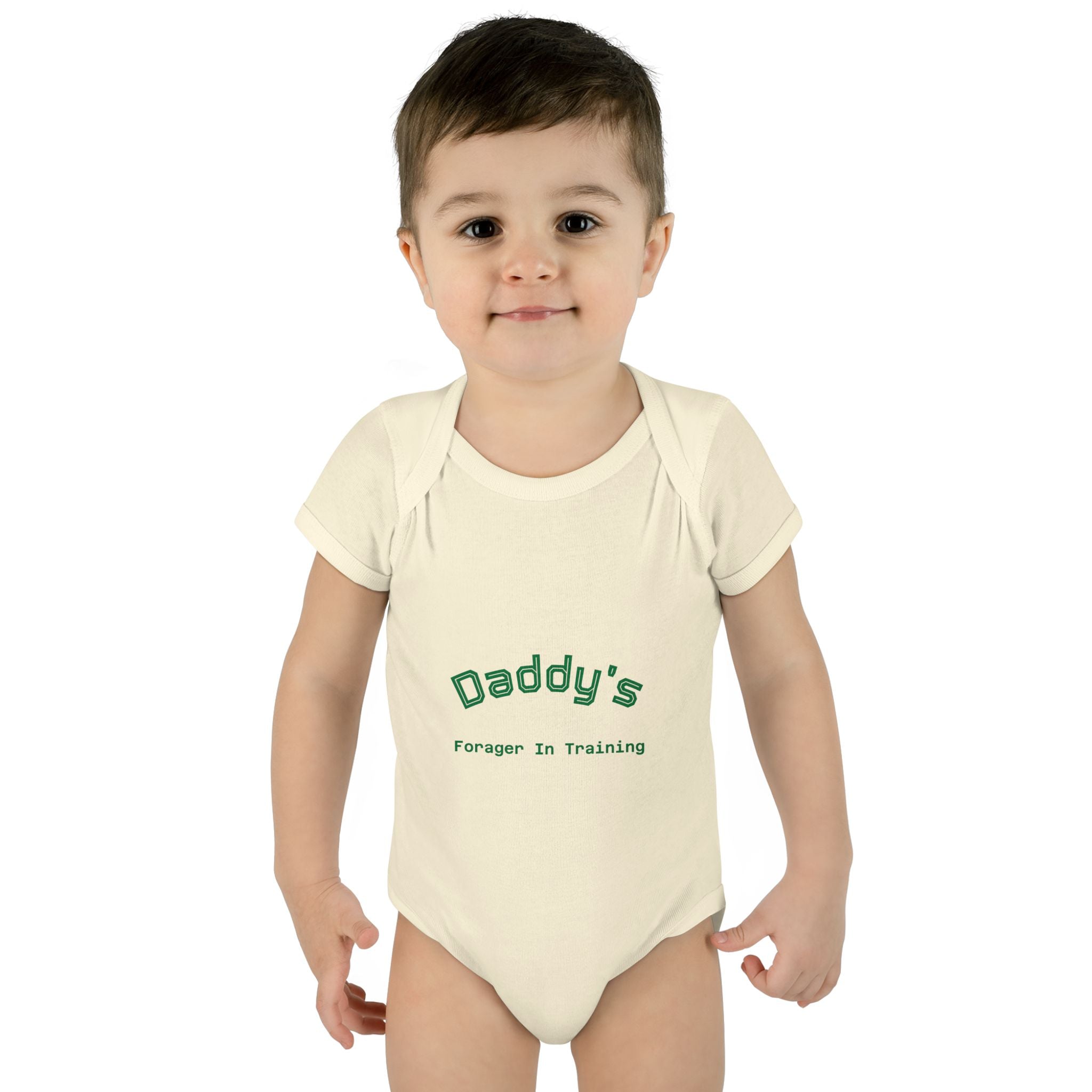 🍄👶 “Forest Friends” Baby Bodysuit One Piece