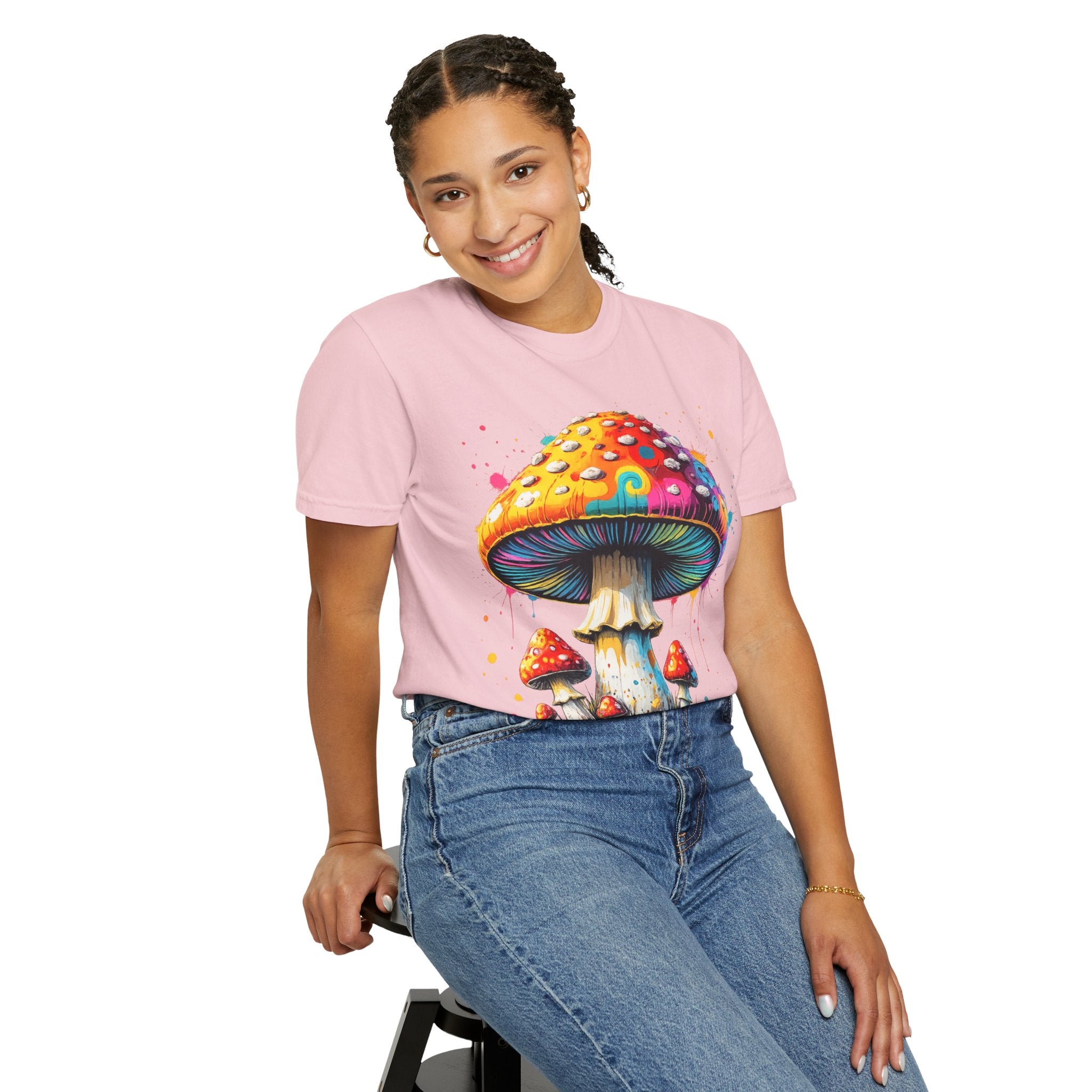 Lake Oswego Mushroom T-Shirt — Vintage Nature & Psychedelic Fungi Design