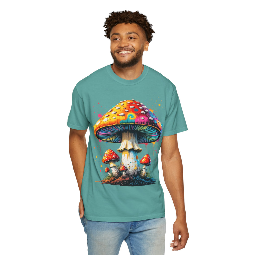 Lake Oswego Mushroom T-Shirt — Vintage Nature & Psychedelic Fungi Design