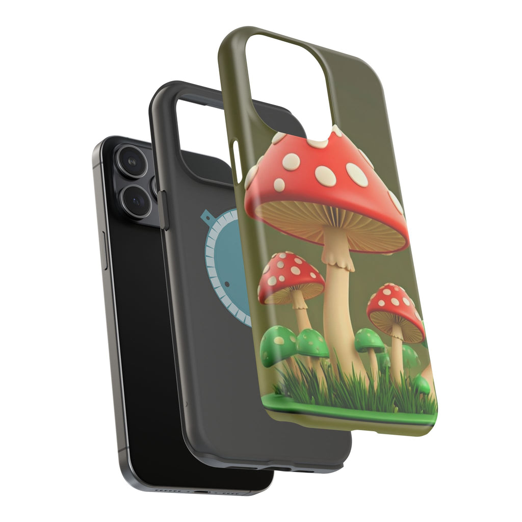 🍄🔥Golden Glow Mushroom Phone Case – Nature Meets Radiance" 🍄✨📱