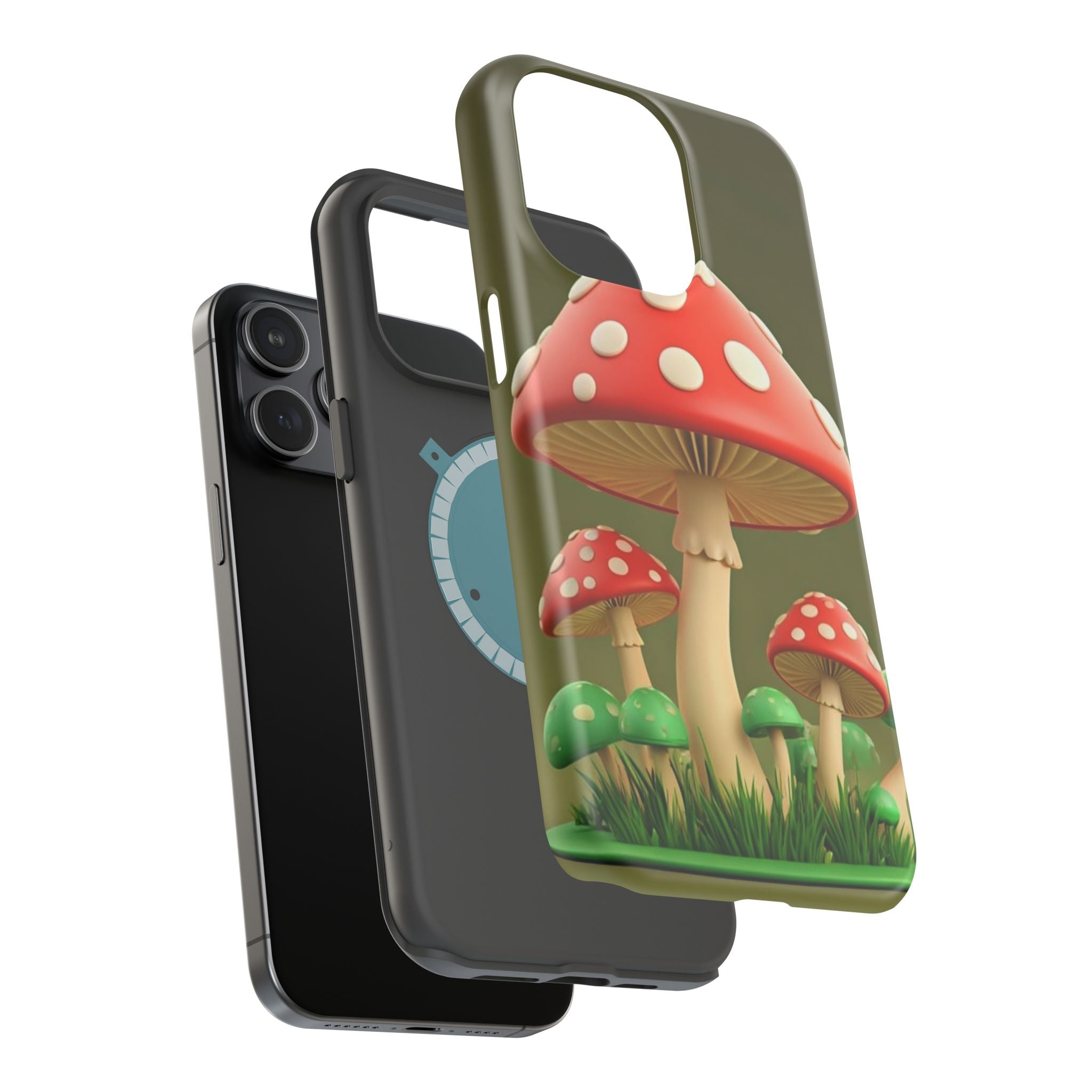 🍄🔥Golden Glow Mushroom Phone Case – Nature Meets Radiance" 🍄✨📱