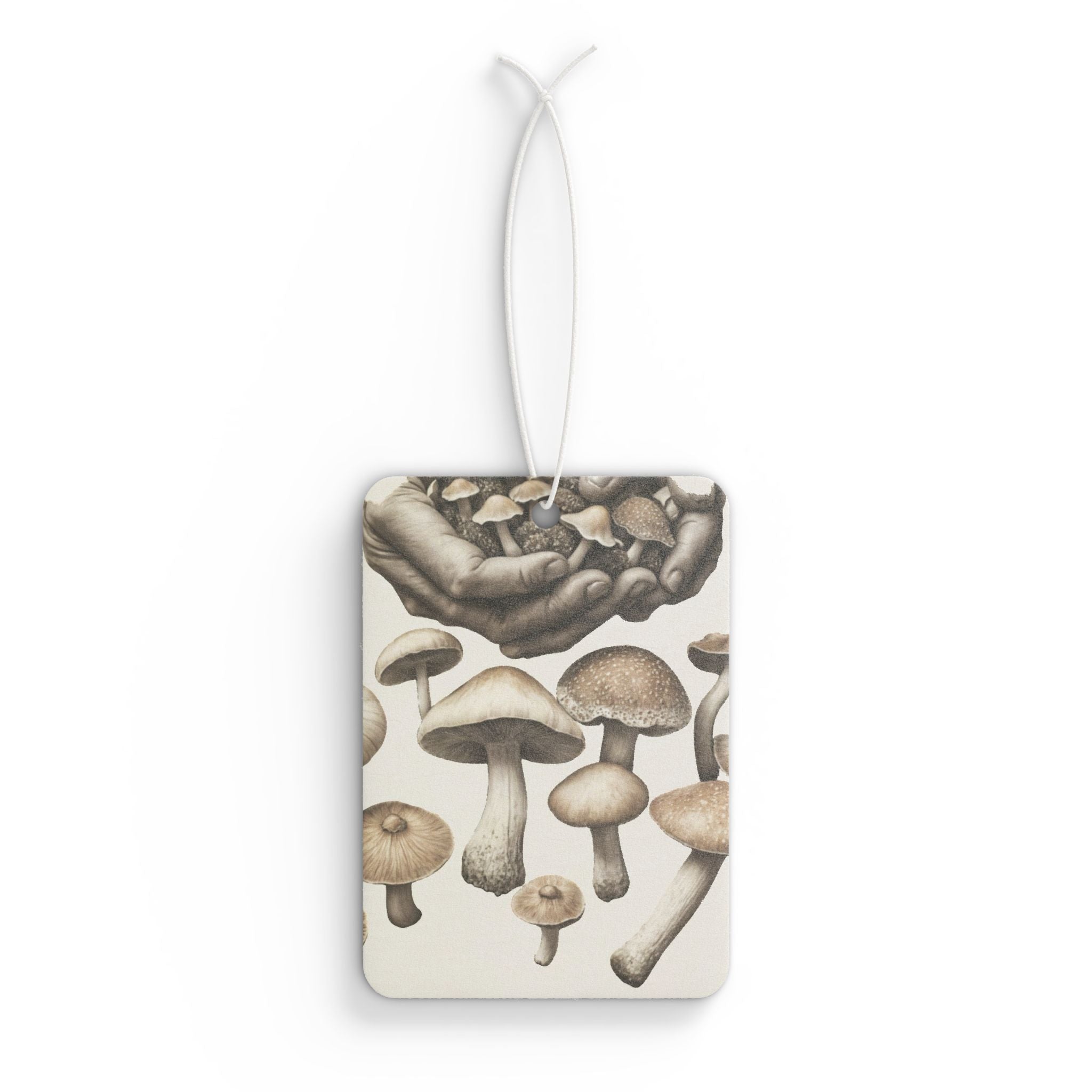 🍄 “Held by Nature” Air Freshener – Earthtone Fungi Design 🌿🚘