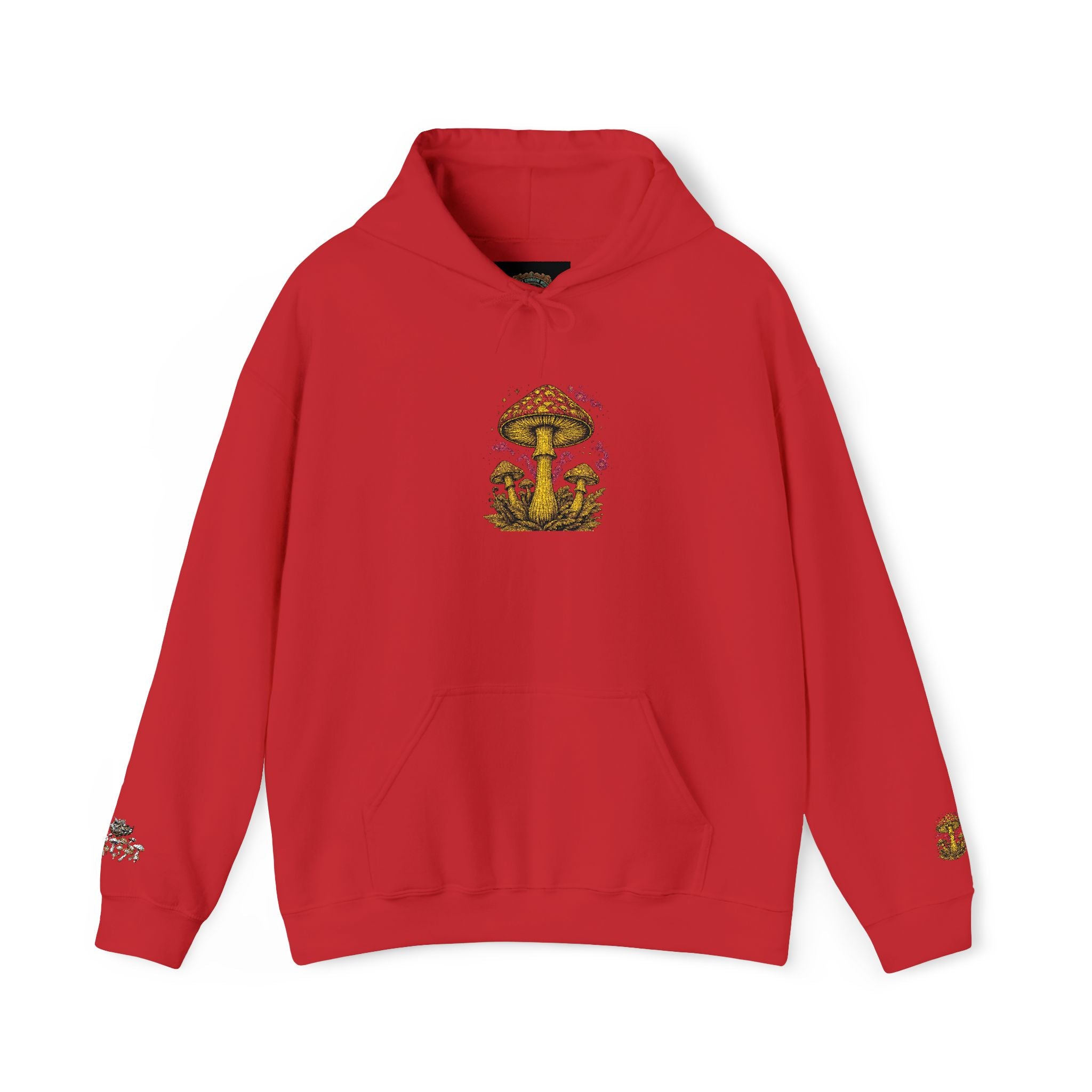 Mushroom Grove Hoodie – Whimsical Autumn Forest Mushroom Sweatshirt