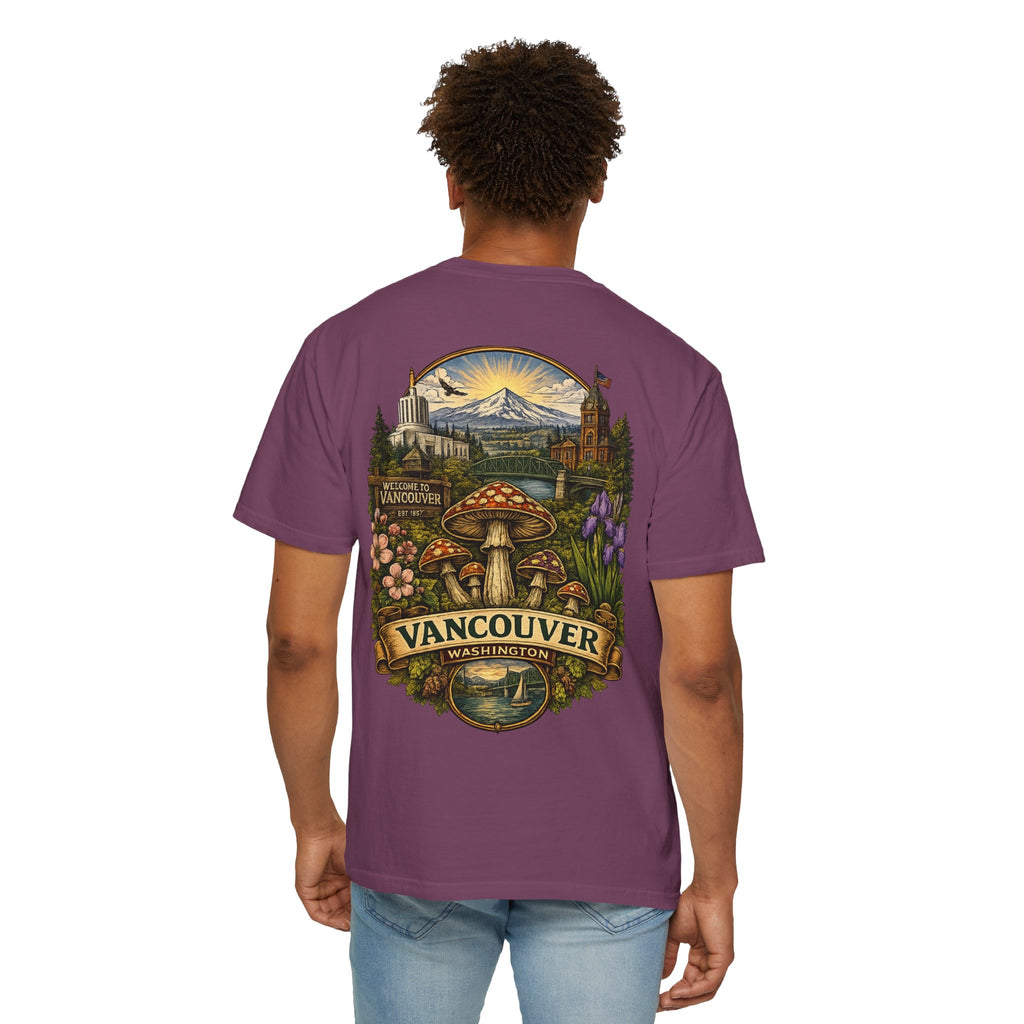 Lake Oswego Mushroom T-Shirt — Vintage Nature & Psychedelic Fungi Design