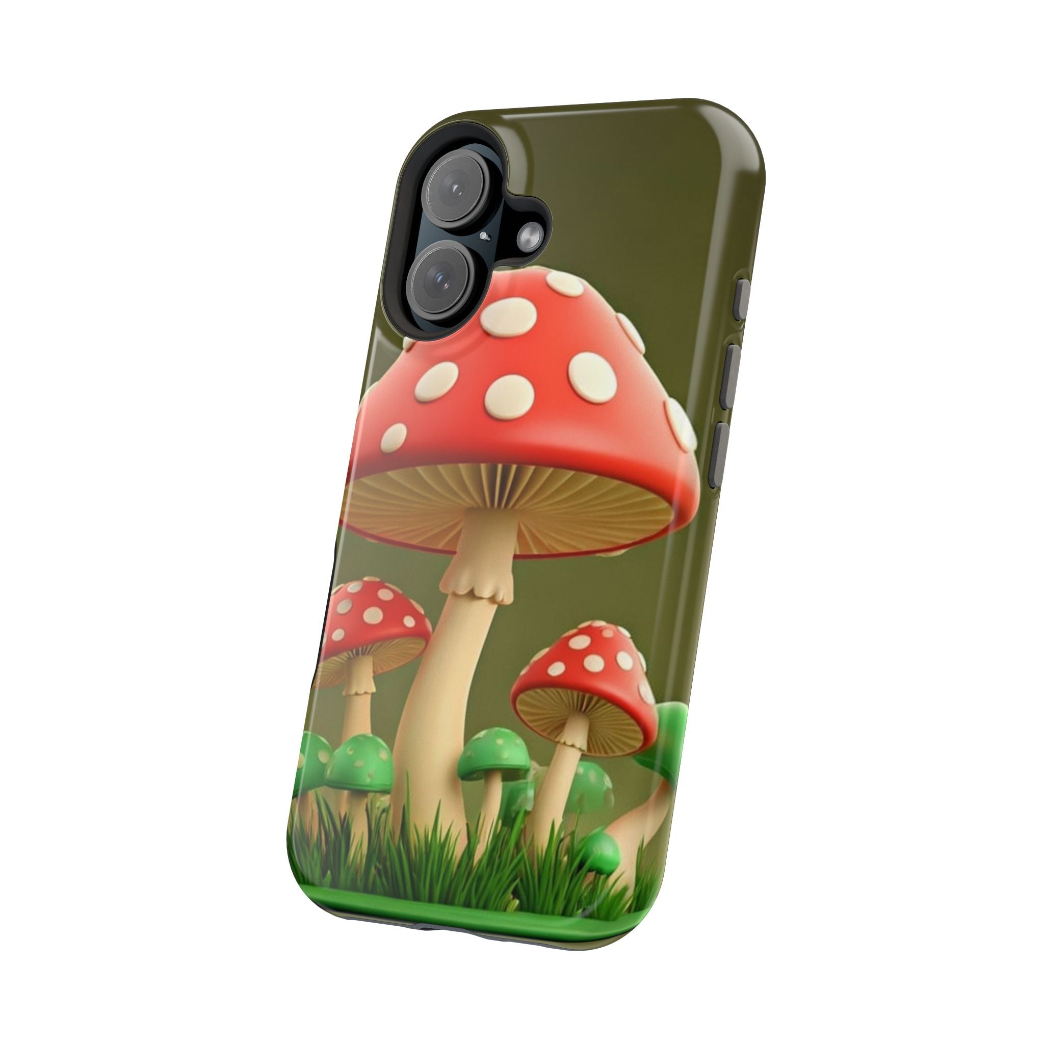 🍄🔥Golden Glow Mushroom Phone Case – Nature Meets Radiance" 🍄✨📱