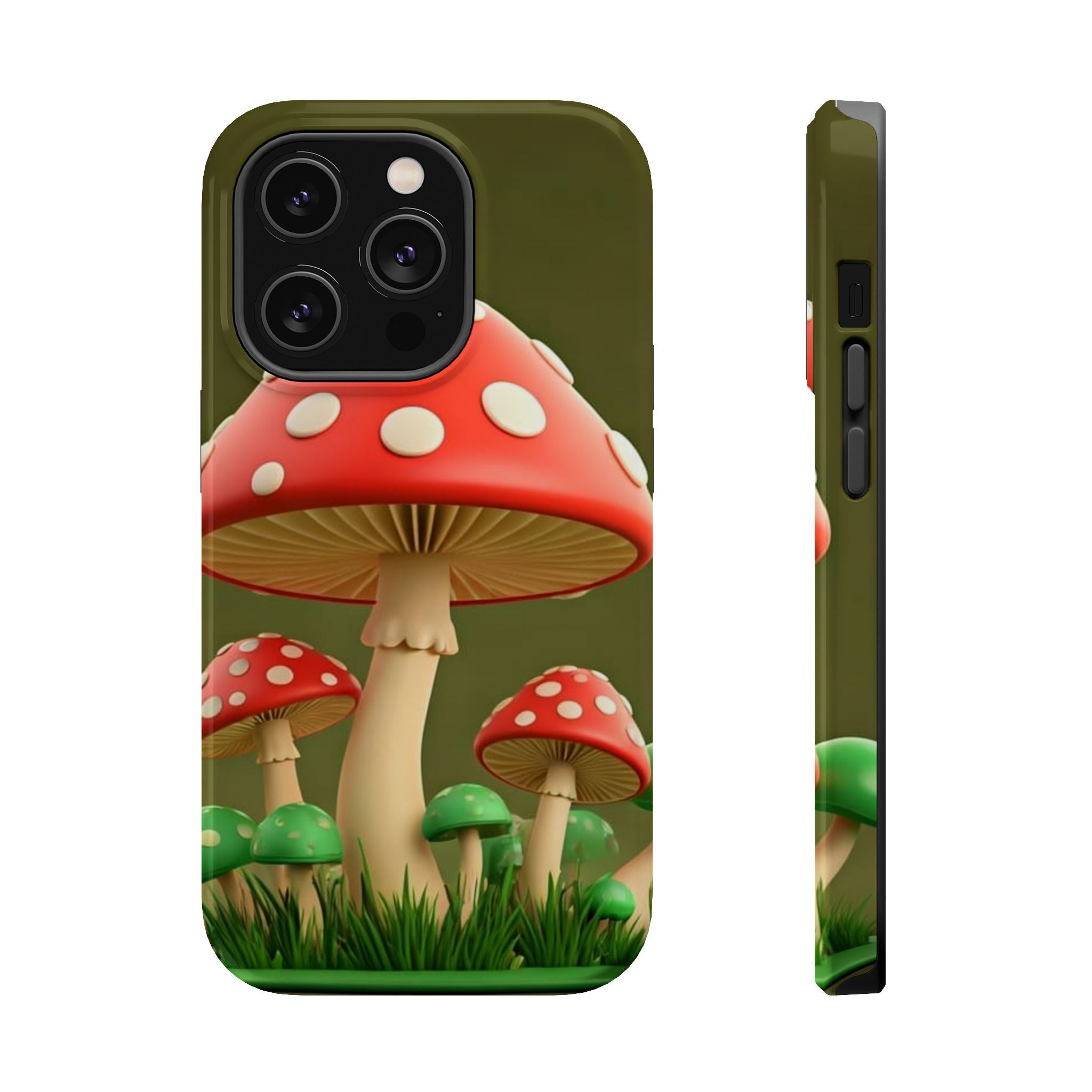 🍄🔥Golden Glow Mushroom Phone Case – Nature Meets Radiance" 🍄✨📱