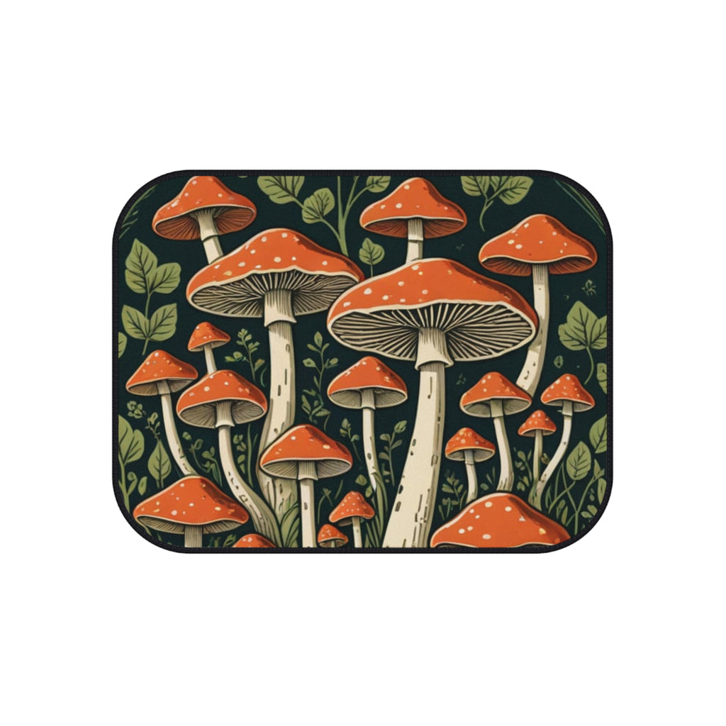 🍄 Forest Floor Classic Car Mat Set 🚗🌿 (Set of 4)