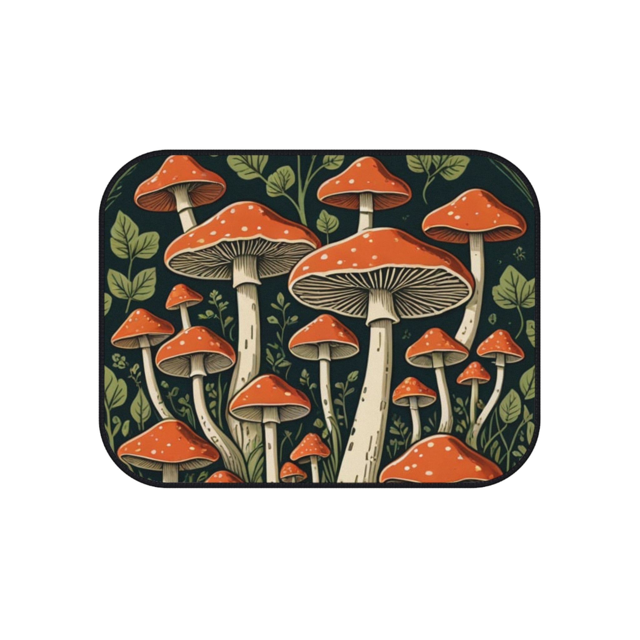 🍄 Forest Floor Classic Car Mat Set 🚗🌿 (Set of 4)