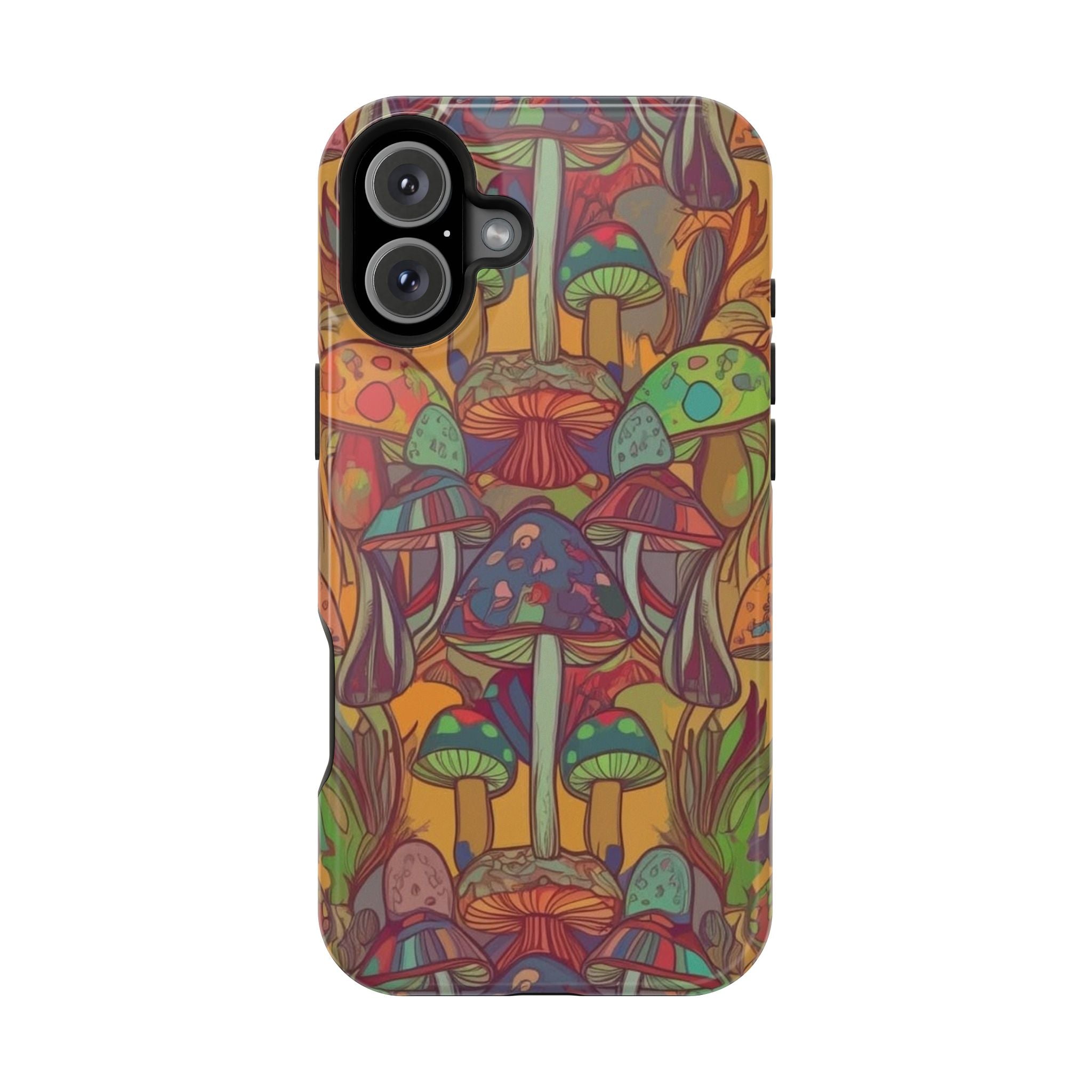 Mushroom Grove Impact-Resistant Case, Unique Phone Cover for Nature Lovers, Mushroom Art Gifts, Phone Accessories for Festivals, [...]