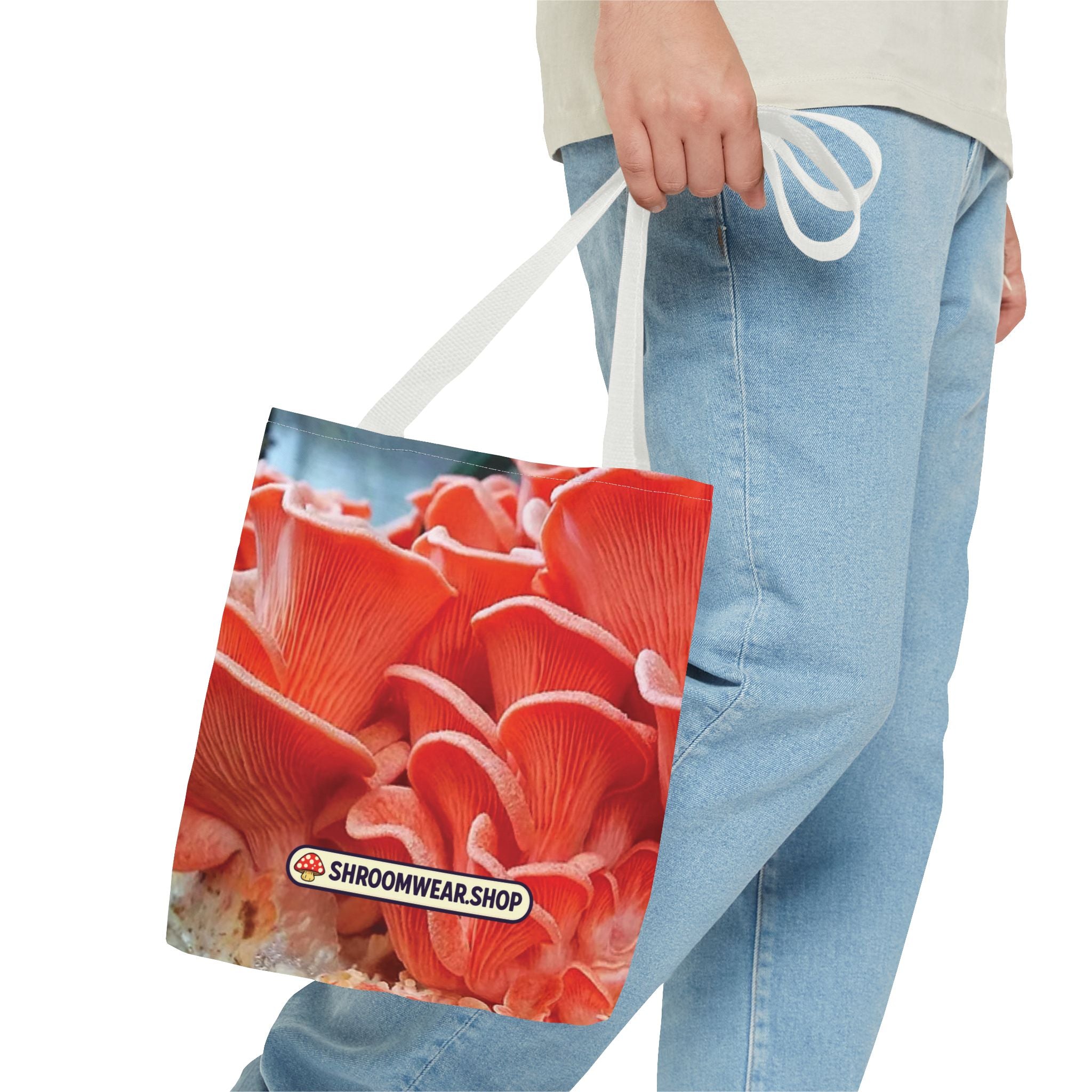 Bag: Mushroom Print Tote Bag – All-Over-Print Canvas Tote