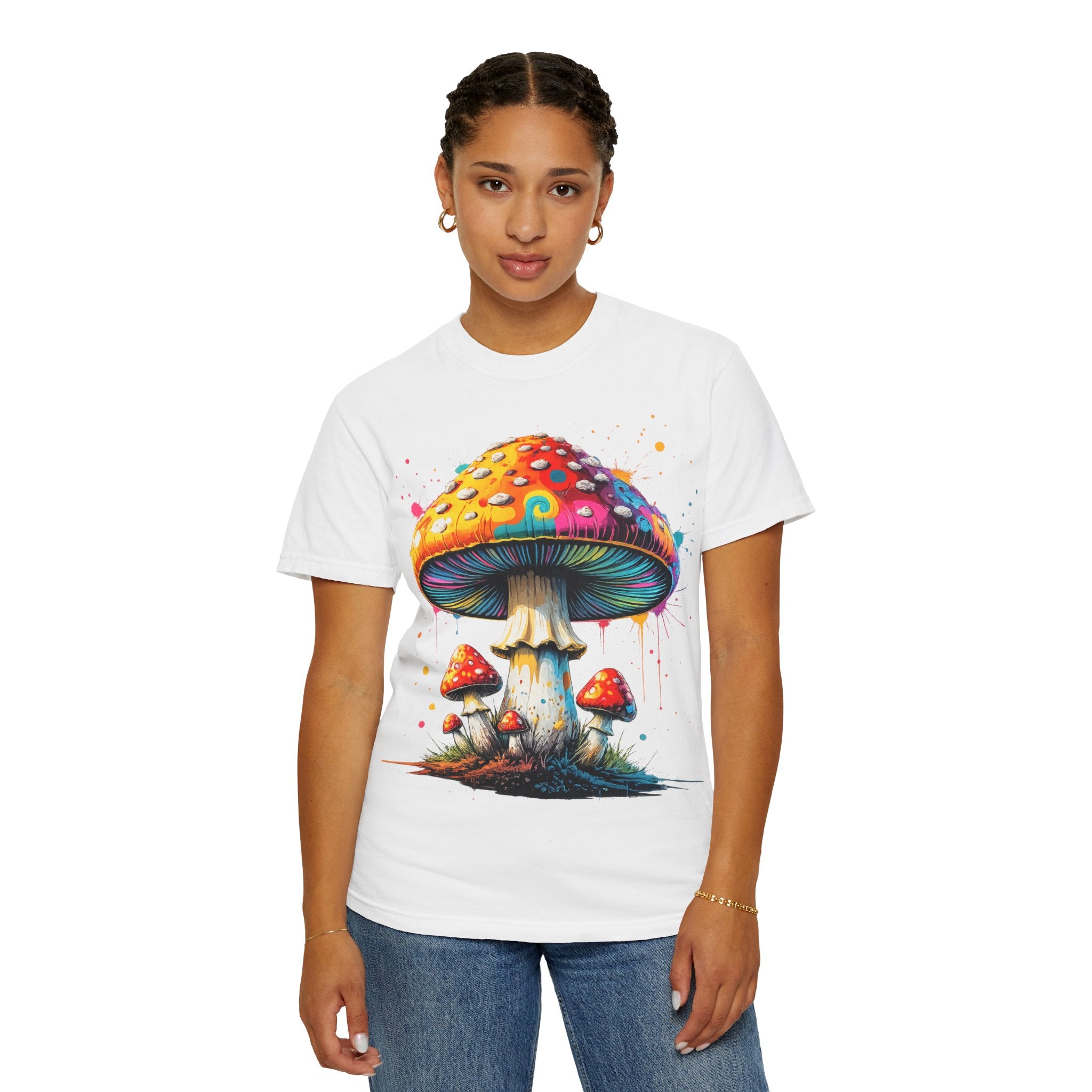 Lake Oswego Mushroom T-Shirt — Vintage Nature & Psychedelic Fungi Design