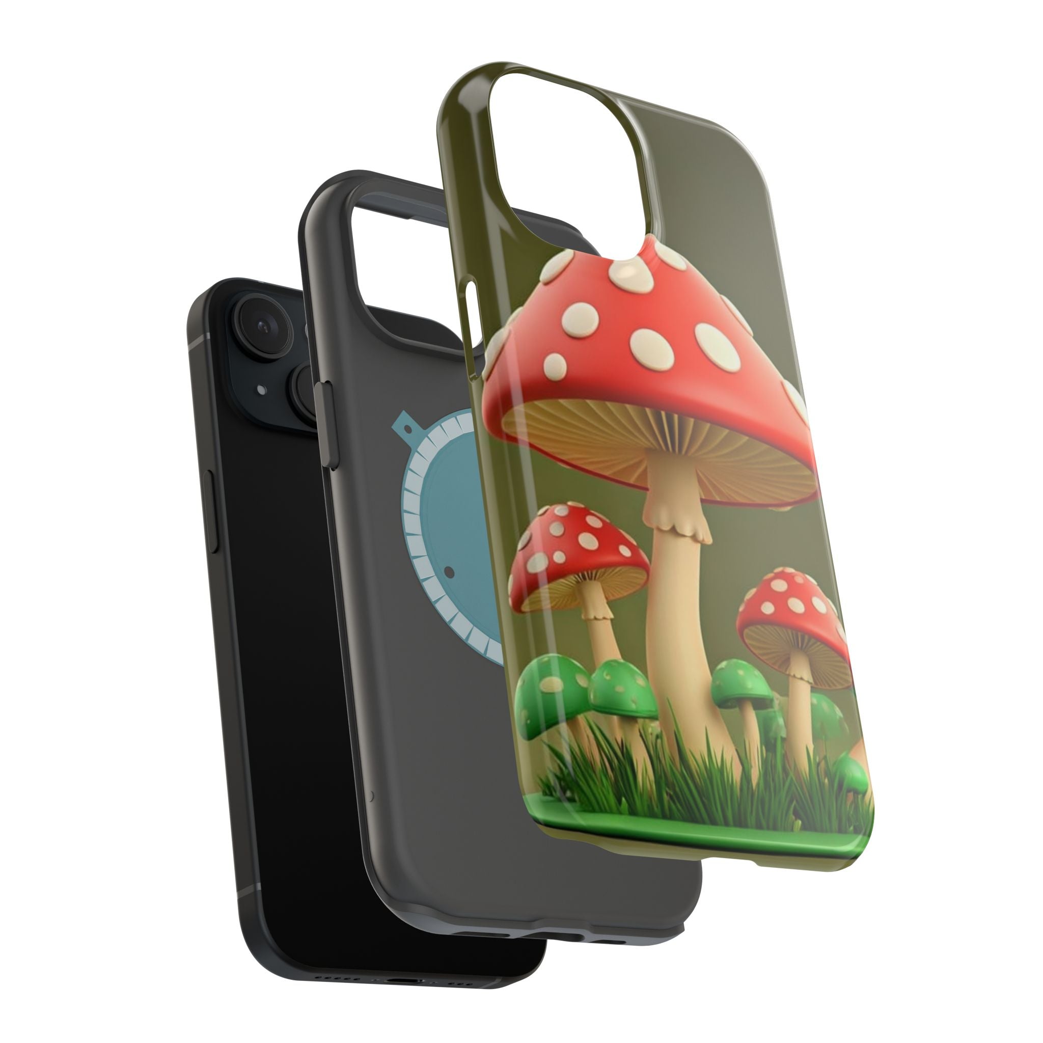 🍄🔥Golden Glow Mushroom Phone Case – Nature Meets Radiance" 🍄✨📱