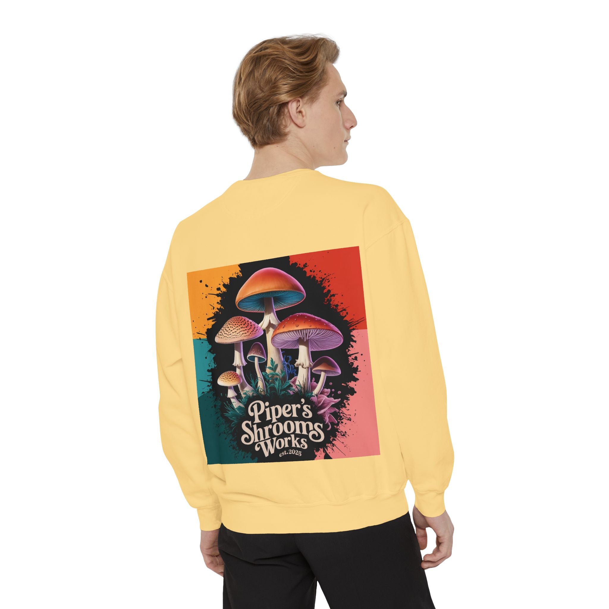 🦁 Lionheart & Shrooms Sweatshirt – Wear the Wild Within 🍄