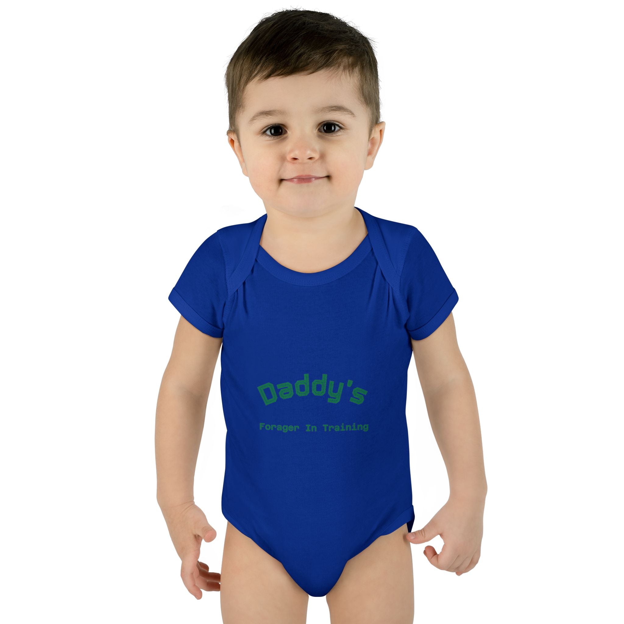 🍄👶 “Forest Friends” Baby Bodysuit One Piece