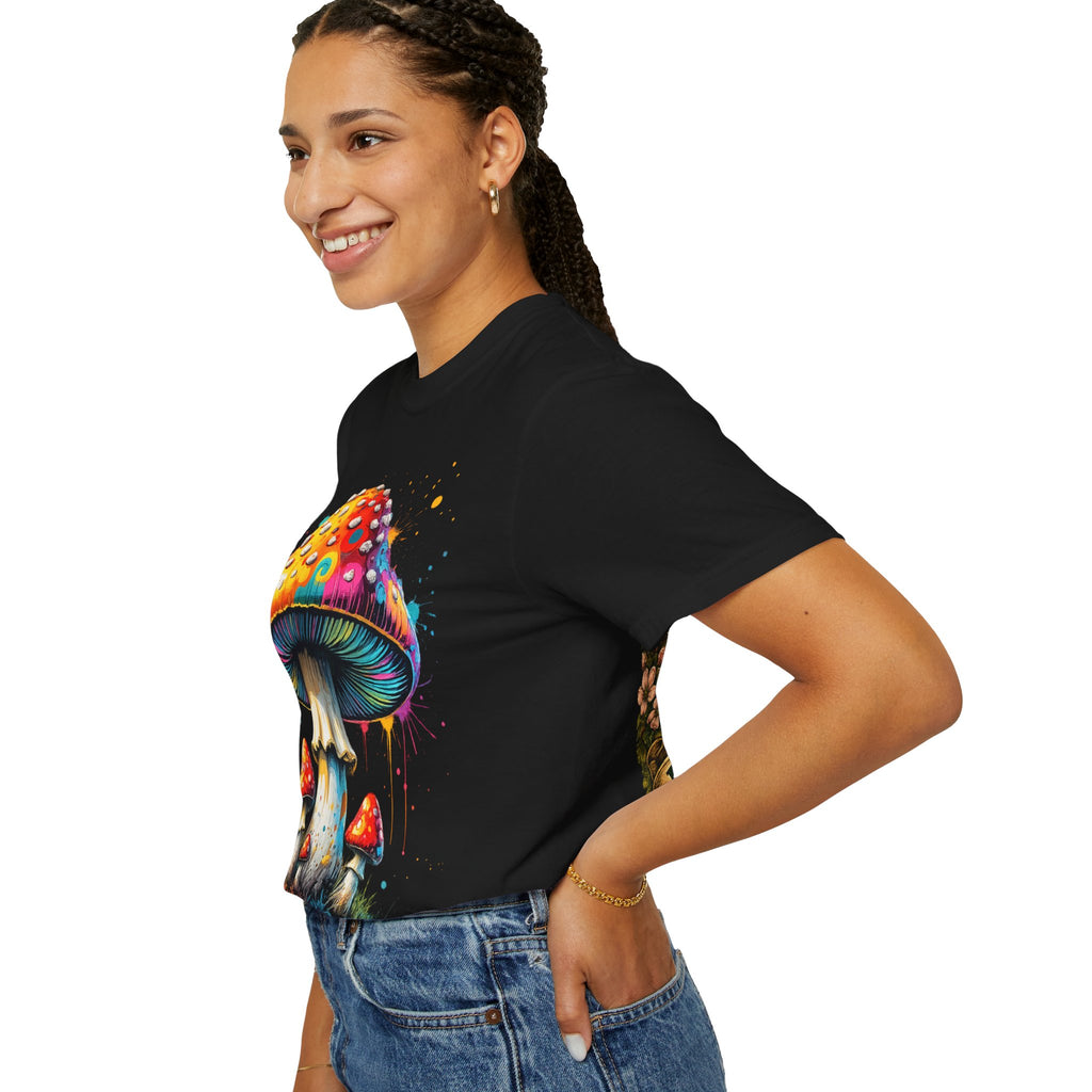 Lake Oswego Mushroom T-Shirt — Vintage Nature & Psychedelic Fungi Design