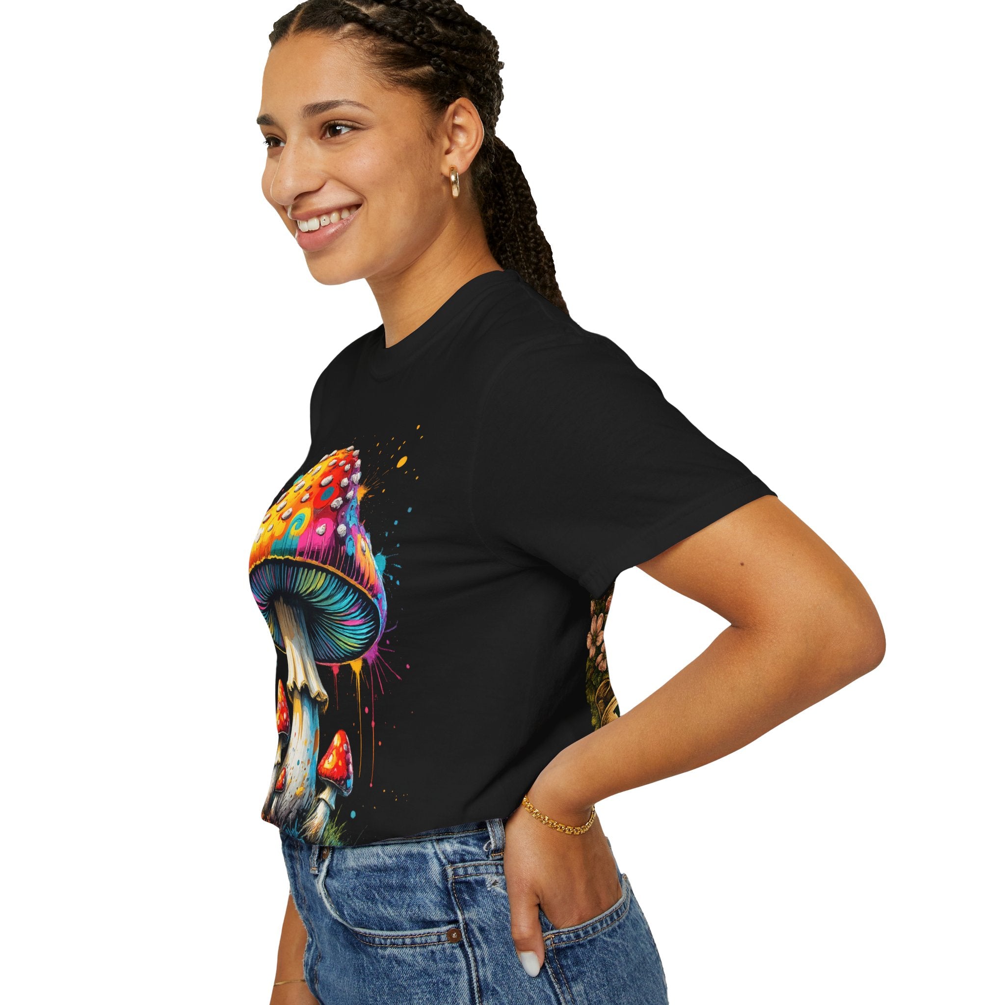 Lake Oswego Mushroom T-Shirt — Vintage Nature & Psychedelic Fungi Design