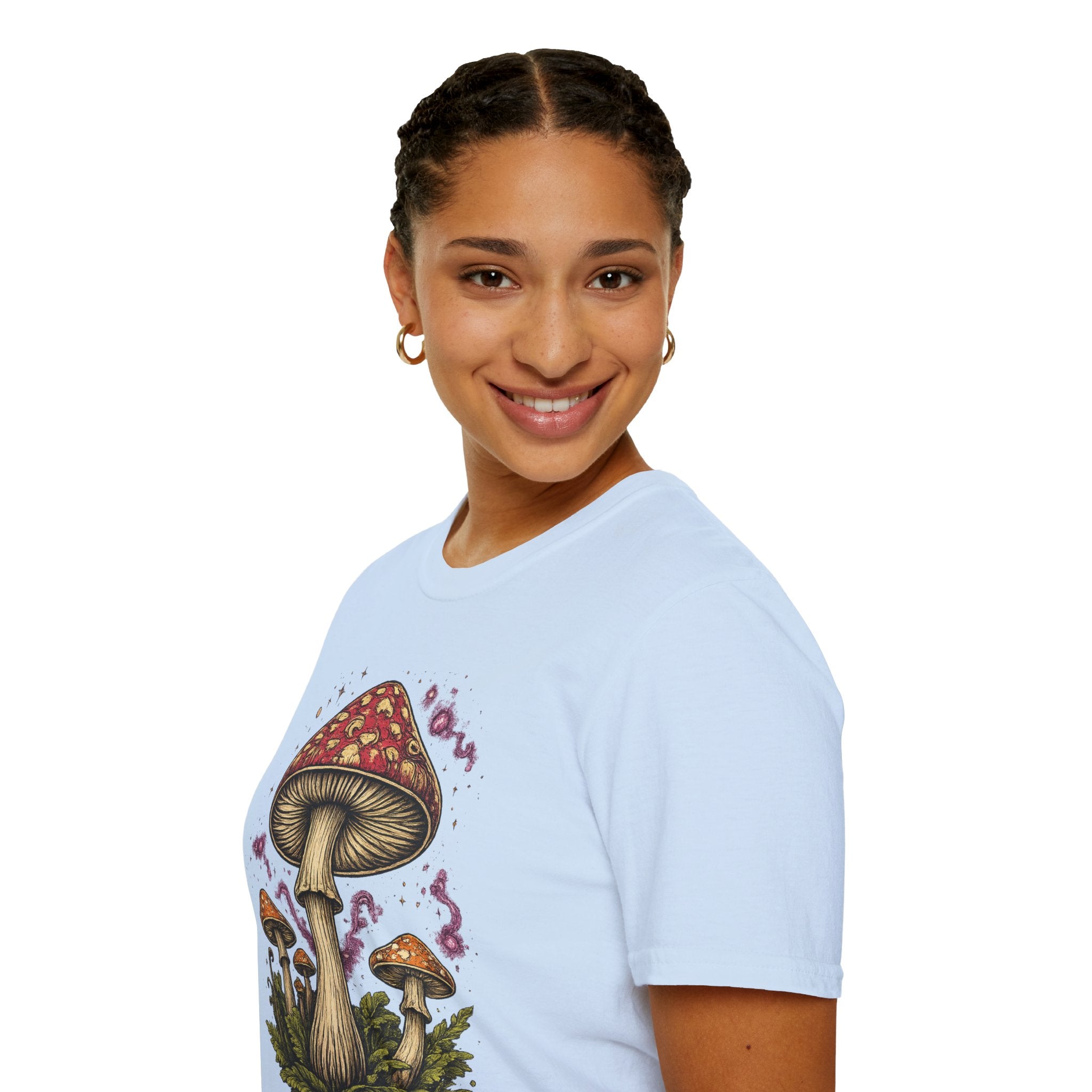 Mushroom Magic T-Shirt — Vintage Red Toadstool Illustration