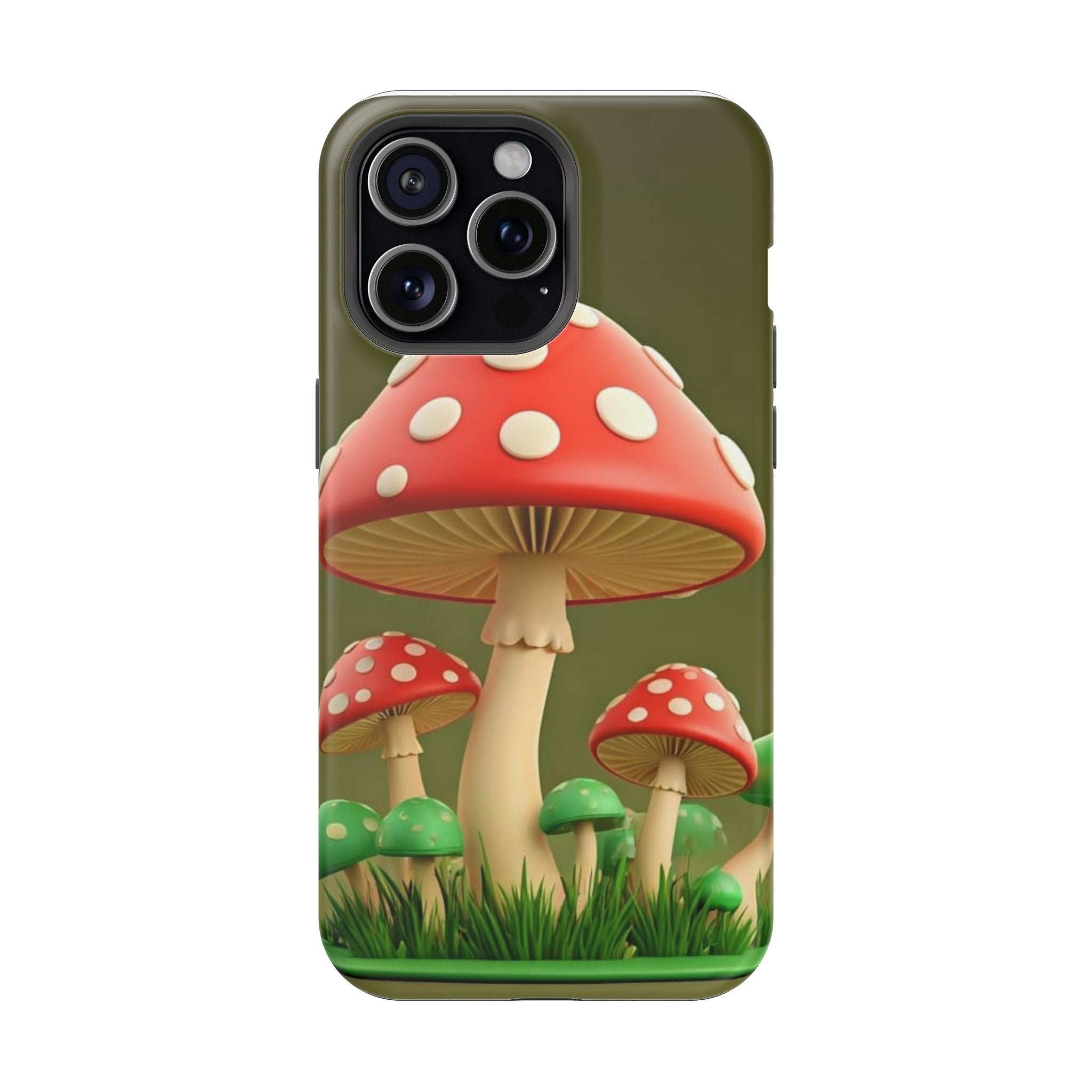 🍄🔥Golden Glow Mushroom Phone Case – Nature Meets Radiance" 🍄✨📱