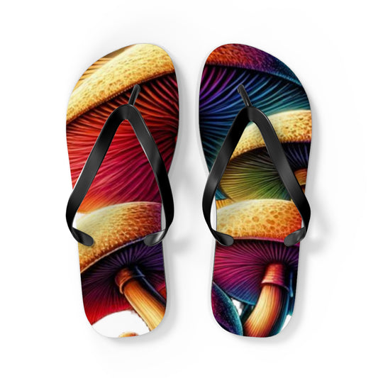 🔥🍄 Shroom Gills. Chill Thrills. Flip-Flops That Trip in Style. 🌈🦶