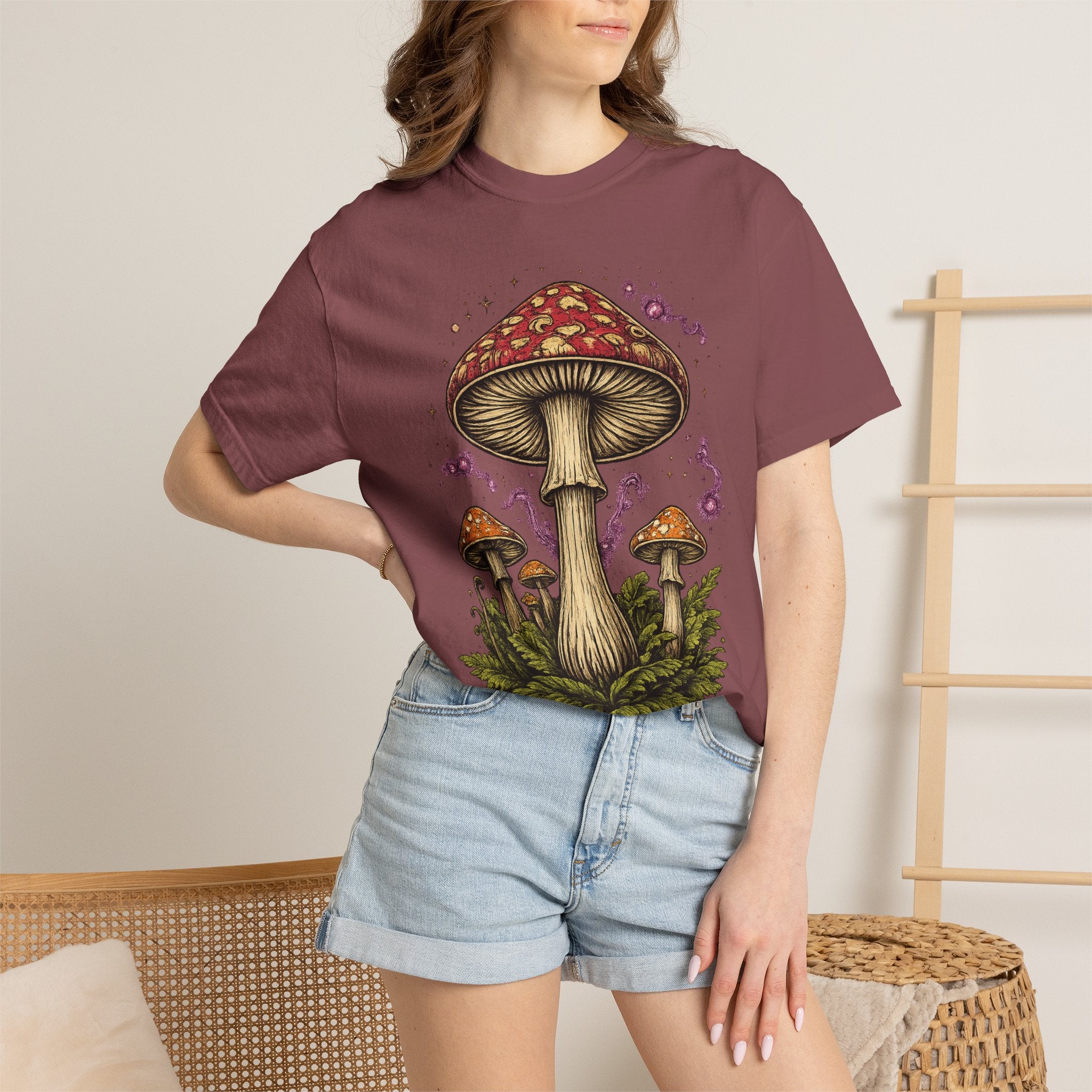 Mushroom Graphic T-Shirt