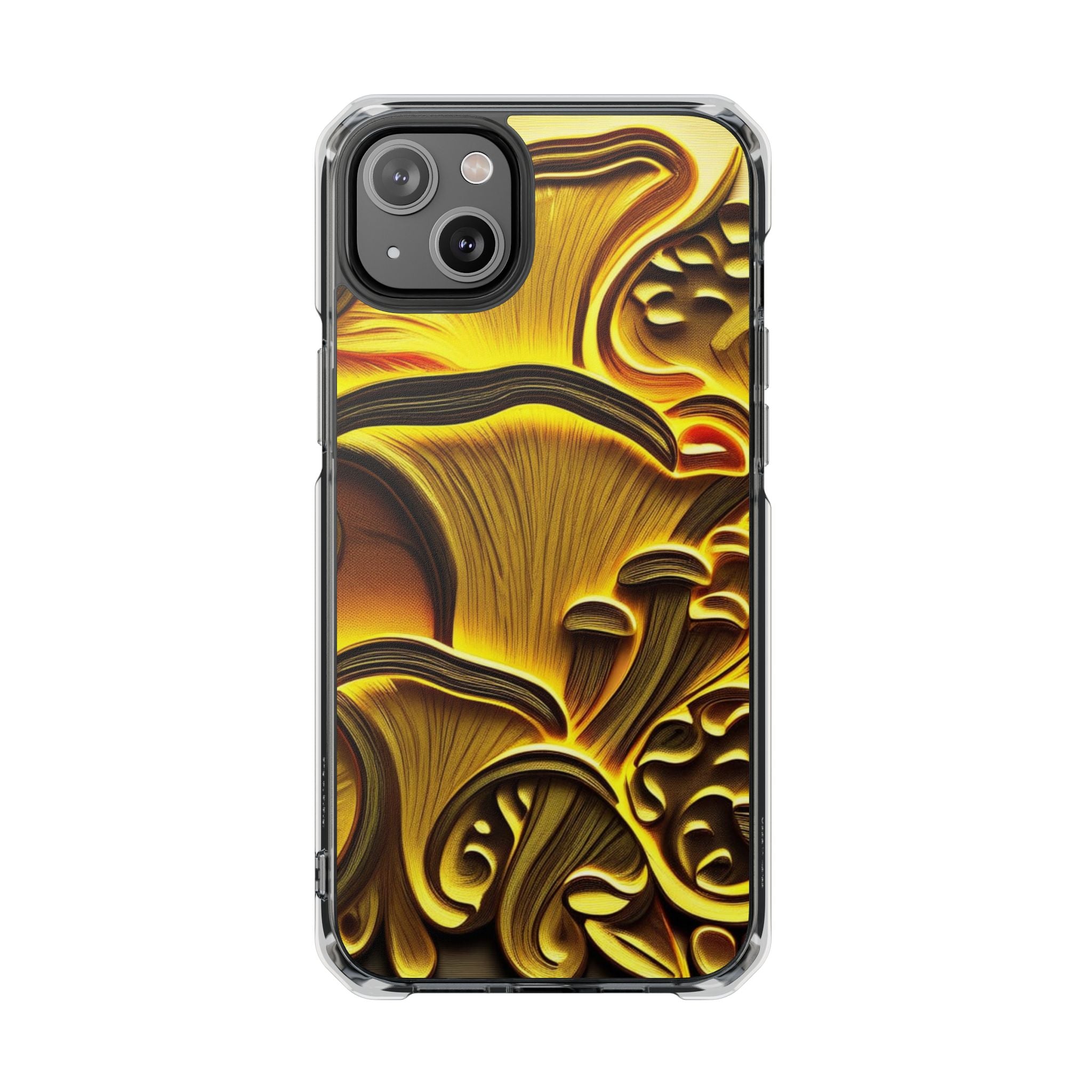 📱Golden Fungi Phone Case – Forest Glow Edition🍄✨📱