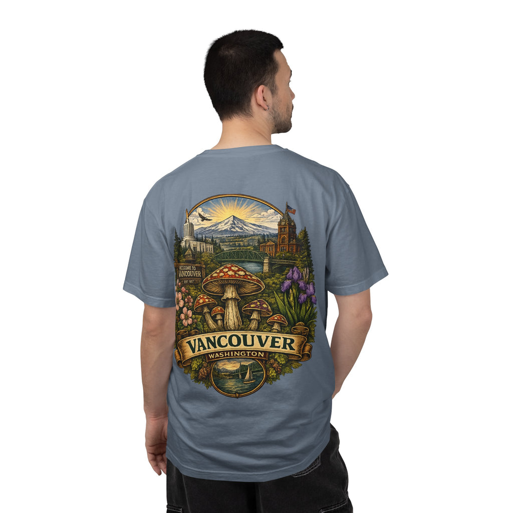 Lake Oswego Mushroom T-Shirt — Vintage Nature & Psychedelic Fungi Design