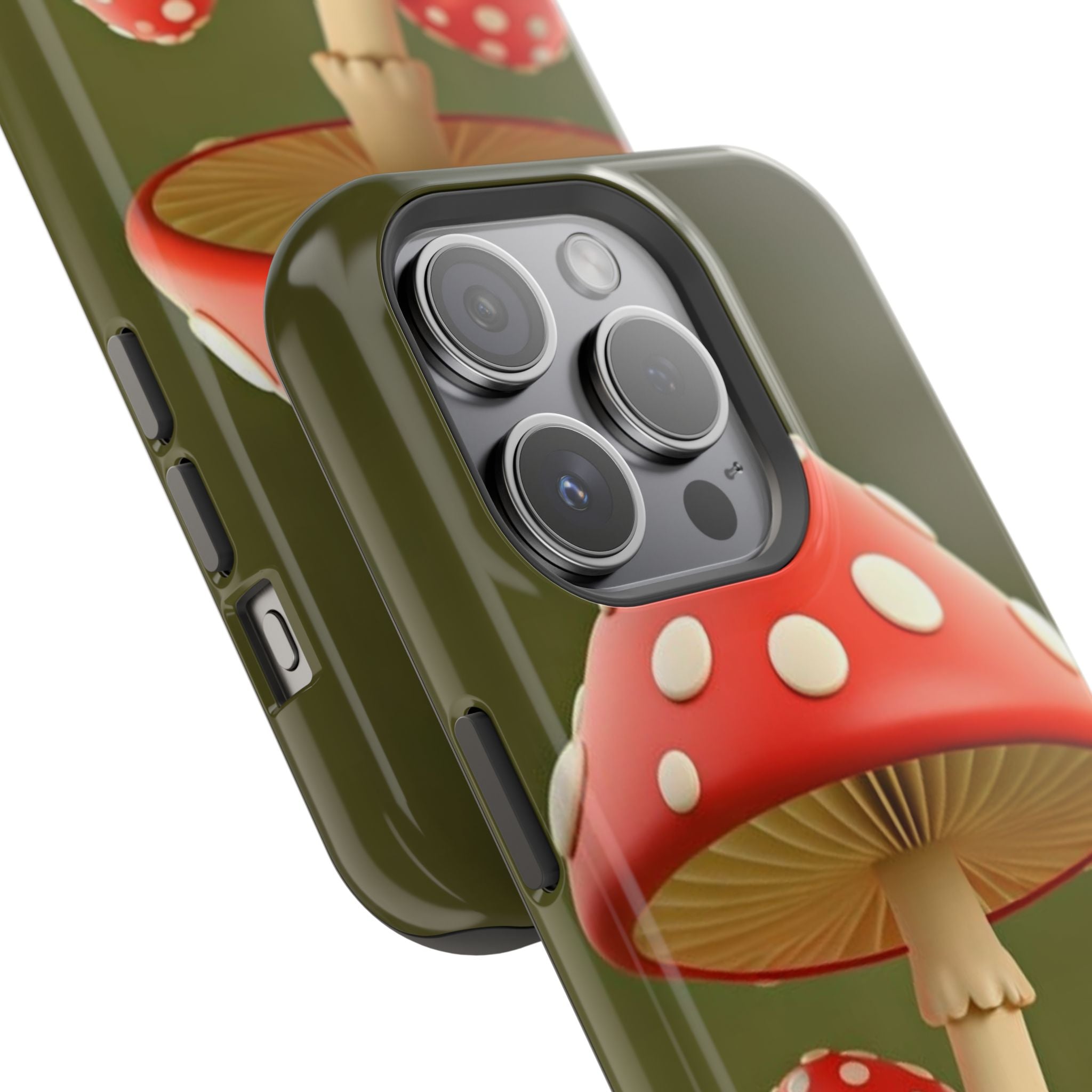 🍄🔥Golden Glow Mushroom Phone Case – Nature Meets Radiance" 🍄✨📱