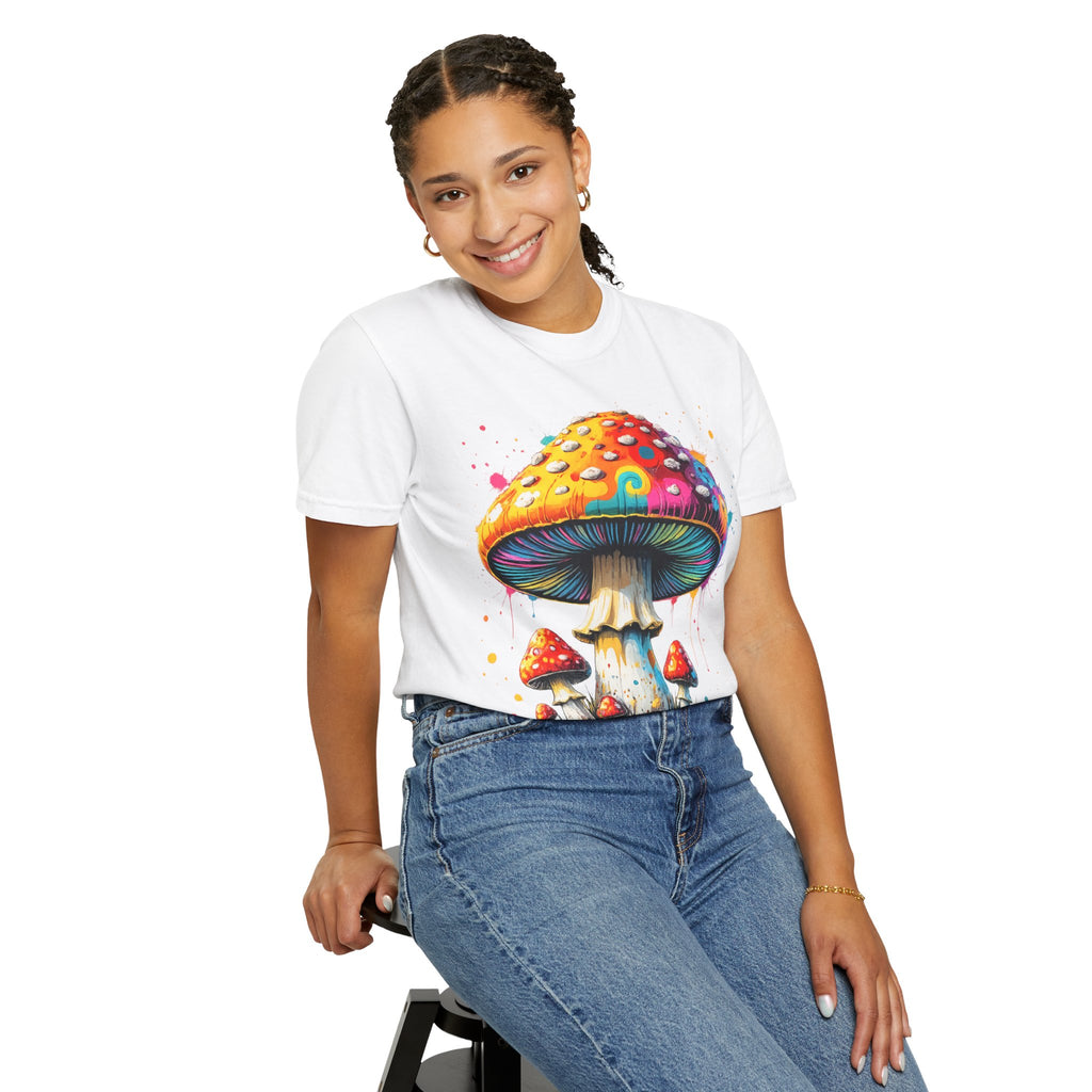 Lake Oswego Mushroom T-Shirt — Vintage Nature & Psychedelic Fungi Design