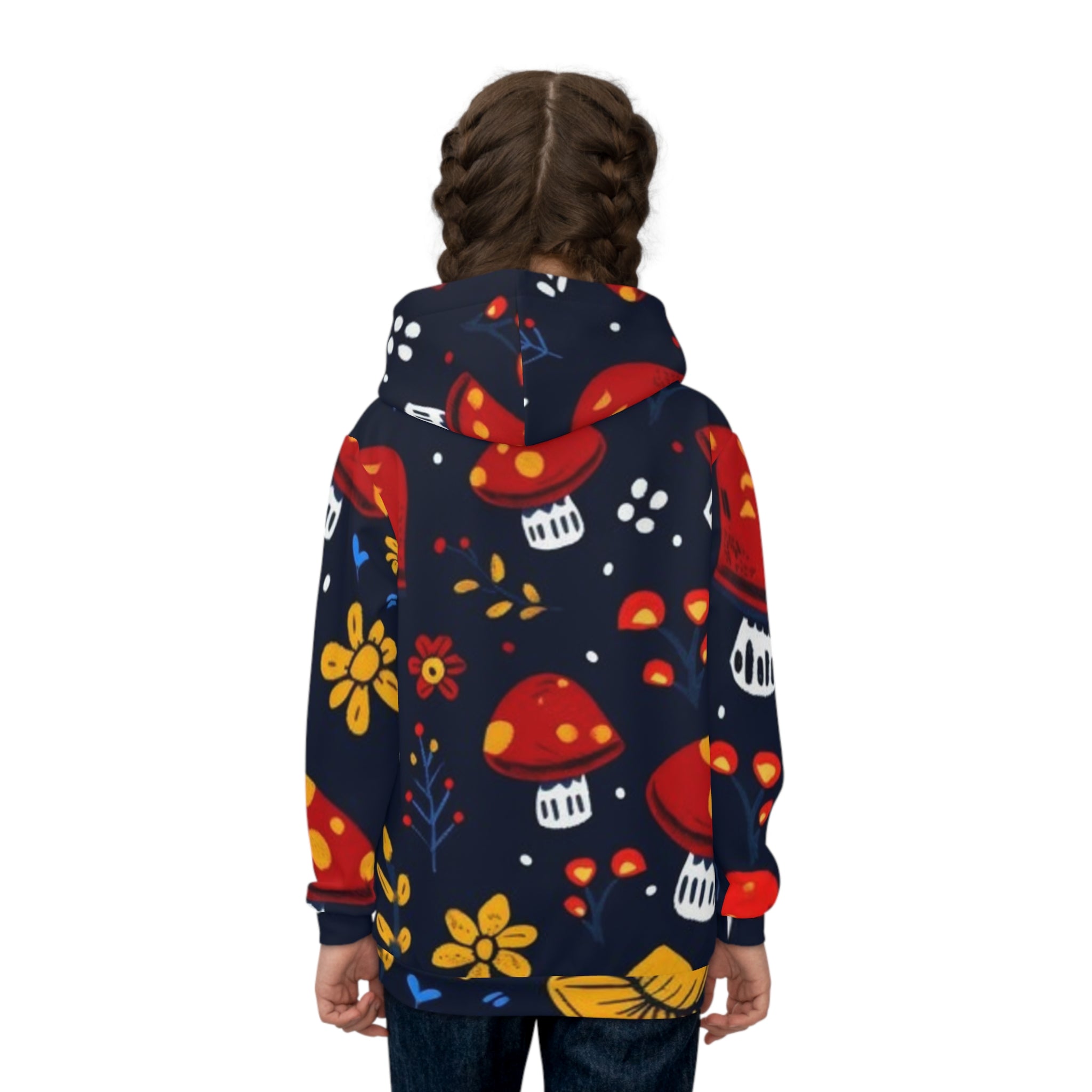 🍄🌌 Midnight Enchanted Forest Hoodie 🌟🌿