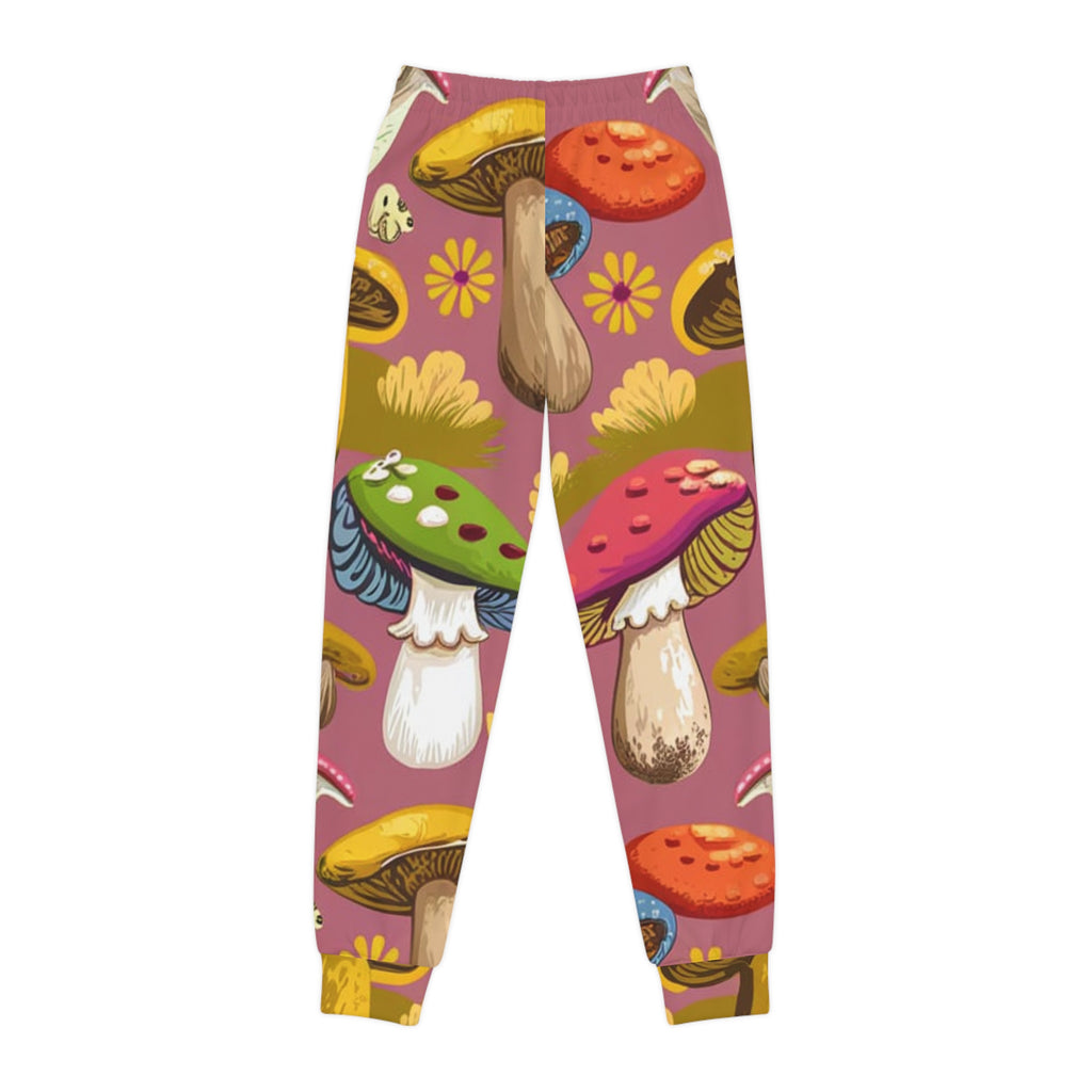 🍄 Groovy Shroom Kids Joggers 🌼🎨