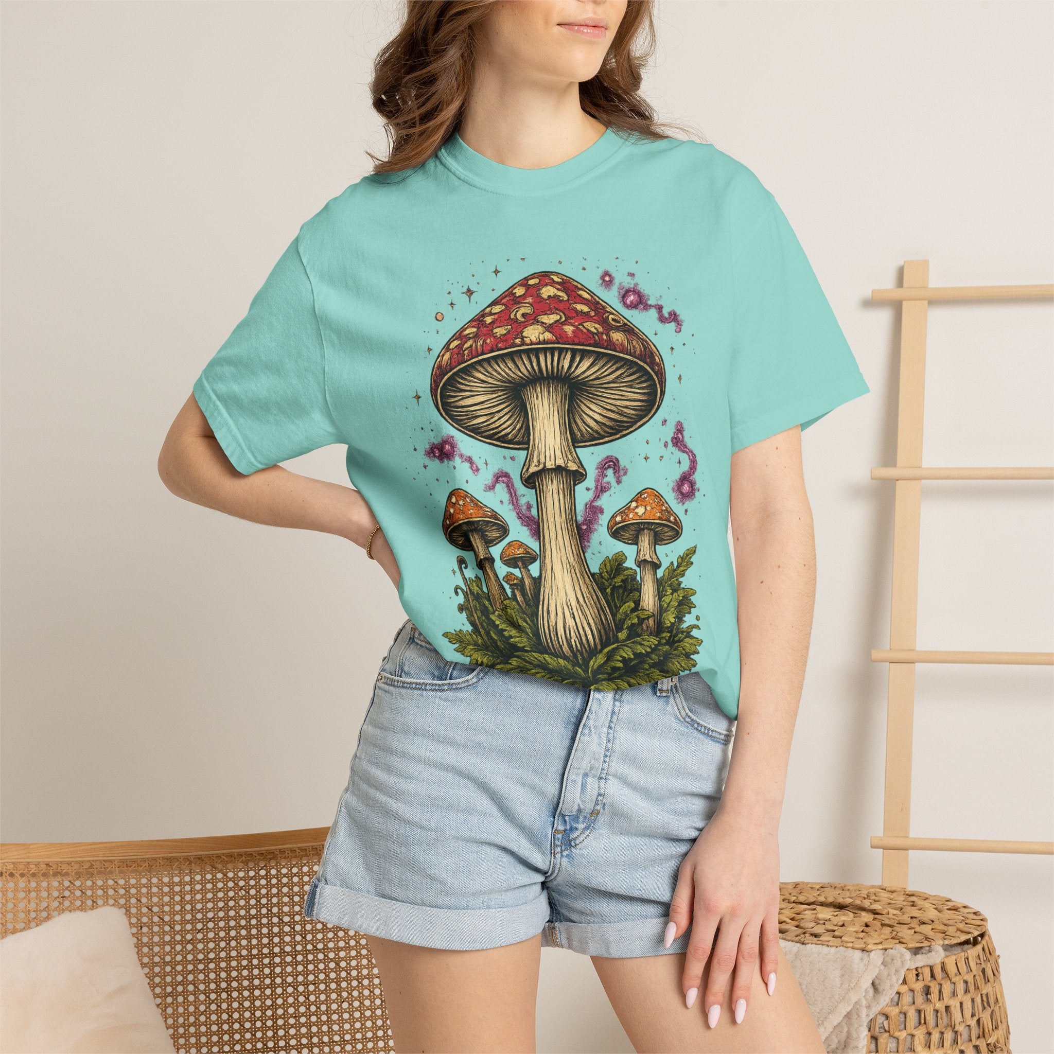 Mushroom Graphic T-Shirt