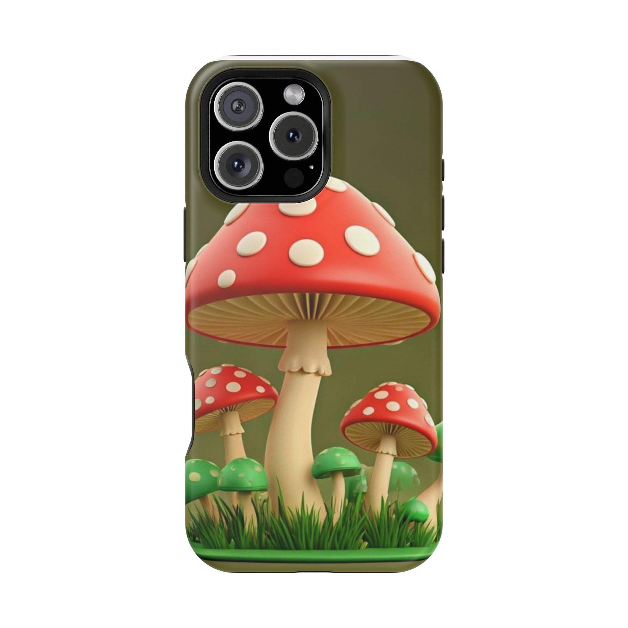 🍄🔥Golden Glow Mushroom Phone Case – Nature Meets Radiance" 🍄✨📱