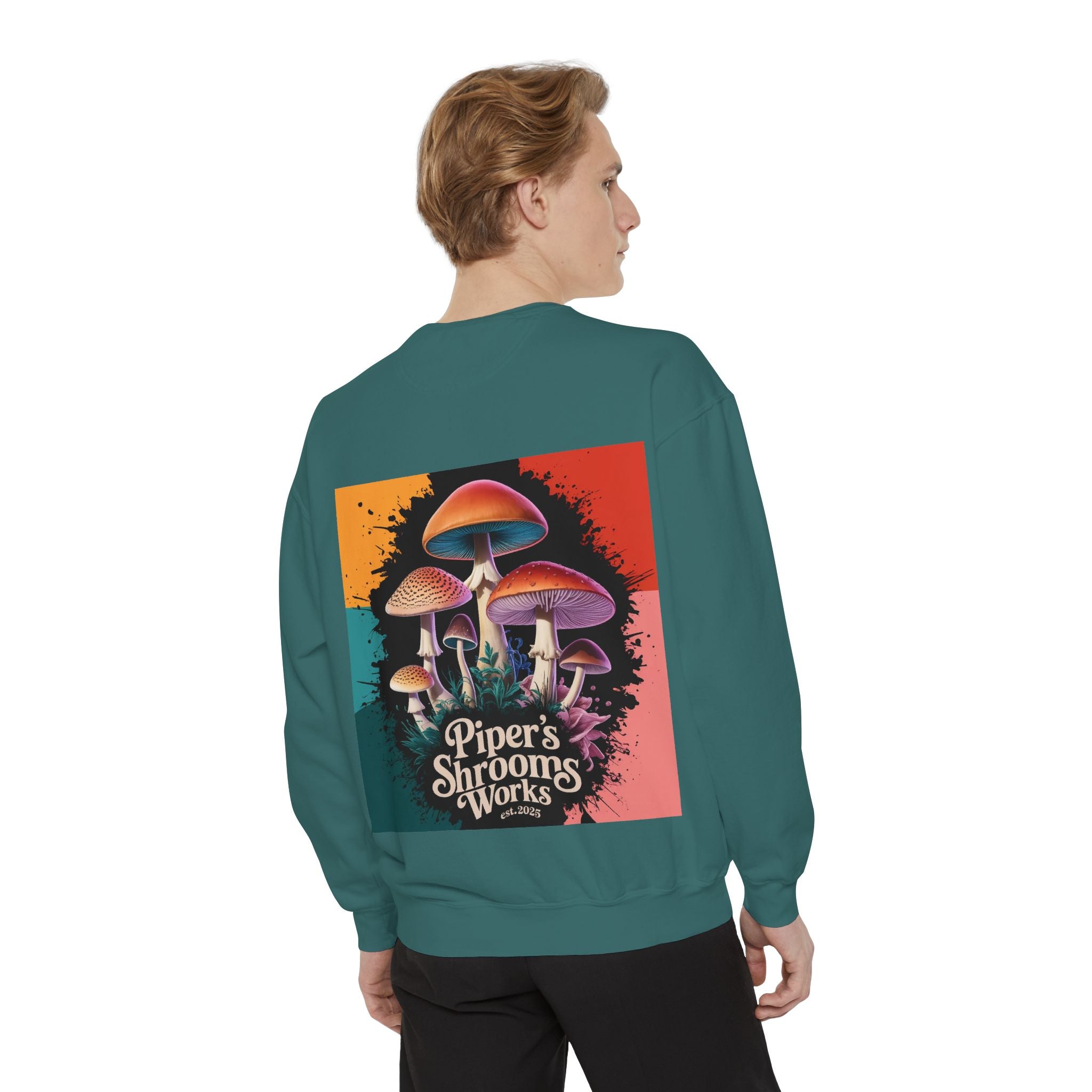 🦁 Lionheart & Shrooms Sweatshirt – Wear the Wild Within 🍄