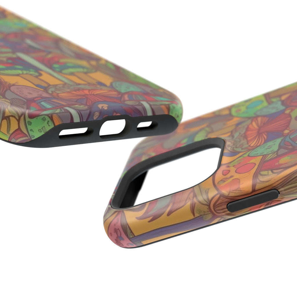 Mushroom Grove Impact-Resistant Case, Unique Phone Cover for Nature Lovers, Mushroom Art Gifts, Phone Accessories for Festivals, [...]