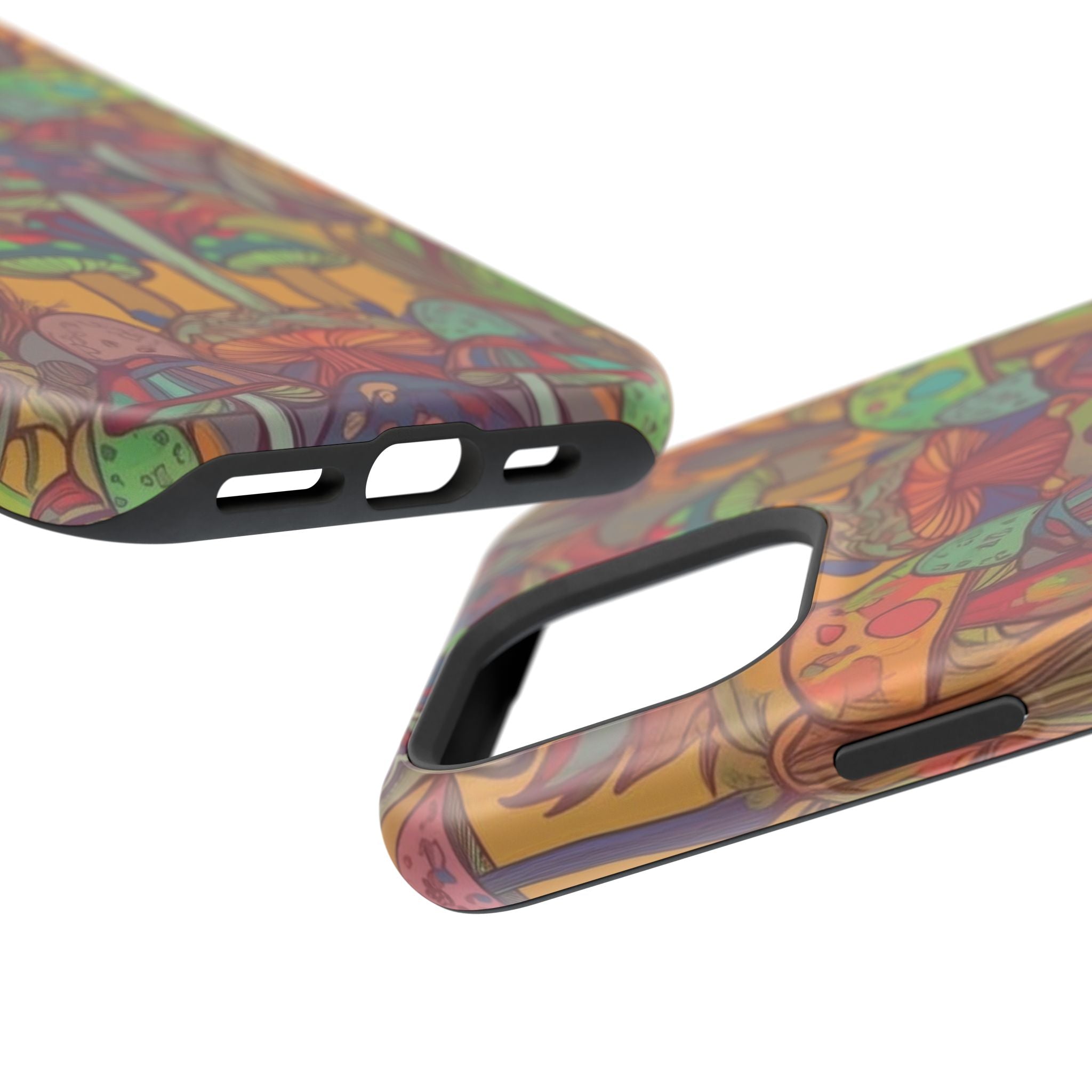 Mushroom Grove Impact-Resistant Case, Unique Phone Cover for Nature Lovers, Mushroom Art Gifts, Phone Accessories for Festivals, [...]