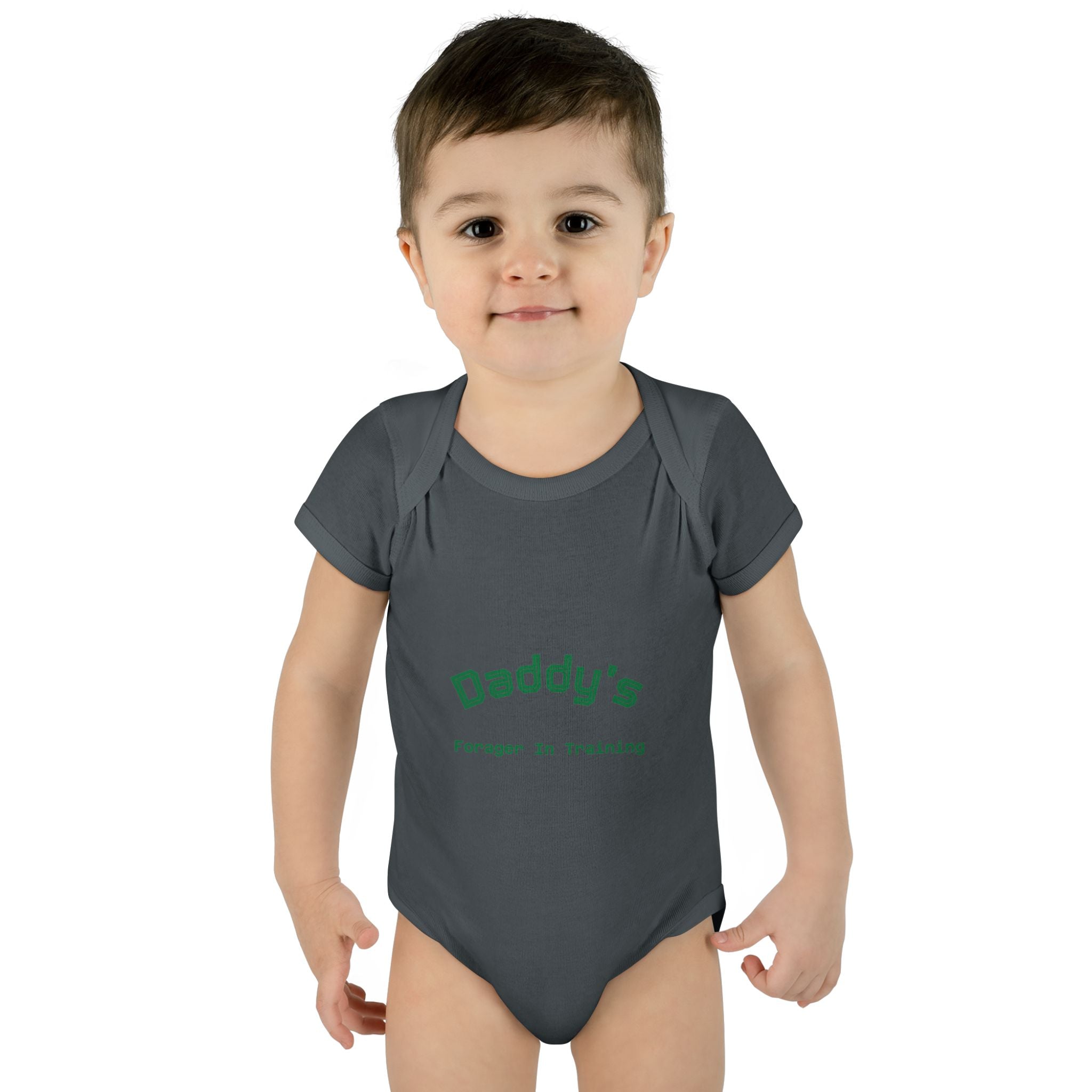 🍄👶 “Forest Friends” Baby Bodysuit One Piece