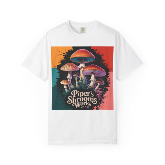🎨 Piper’s Shroom Works Splash Tee – Where Nature Meets Neon 🍄👕