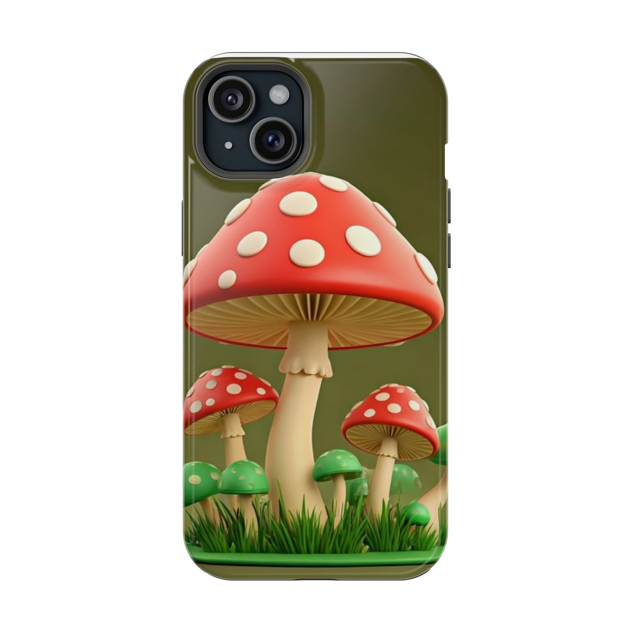 🍄🔥Golden Glow Mushroom Phone Case – Nature Meets Radiance" 🍄✨📱
